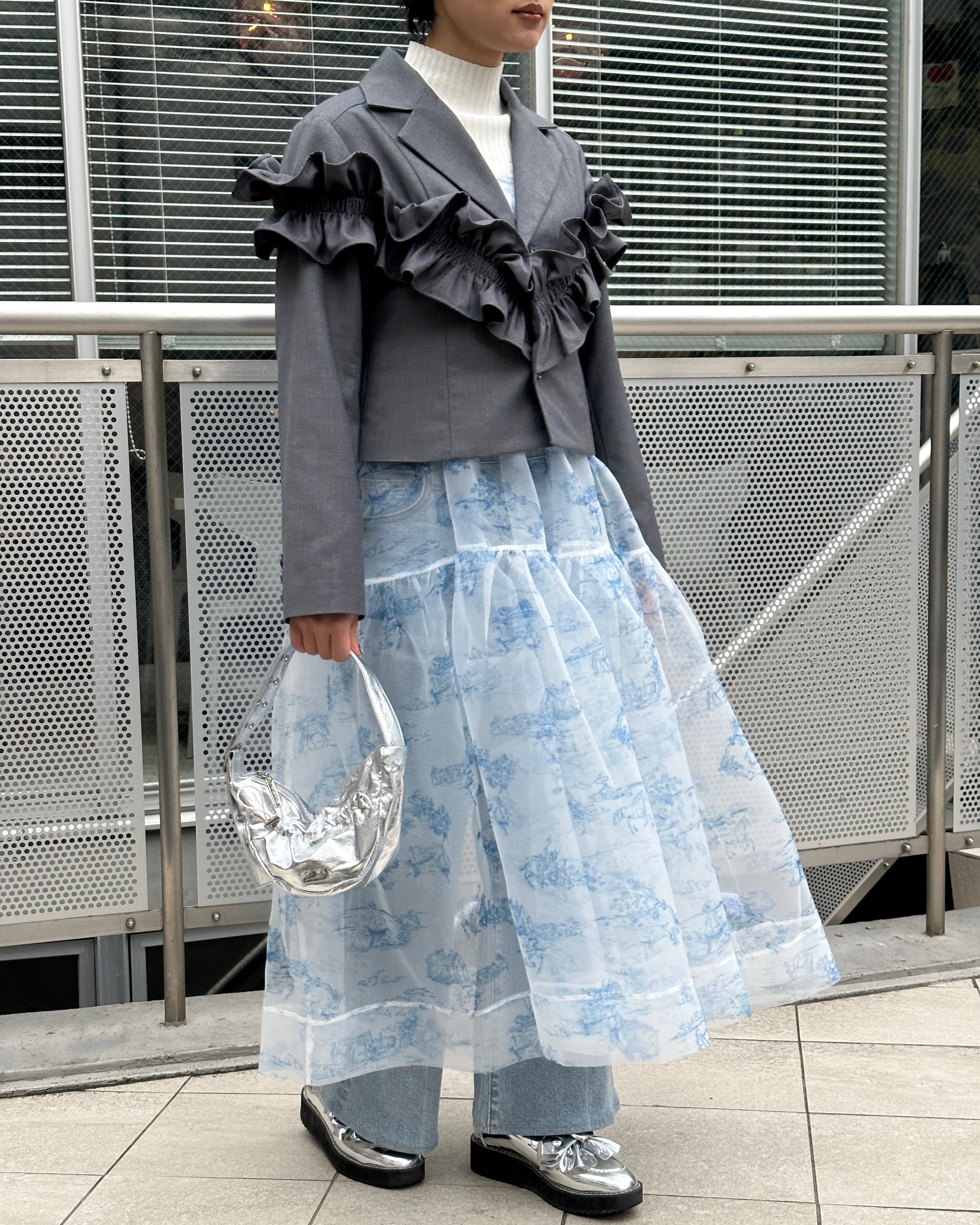 Toile de Jouy organdy cami dress