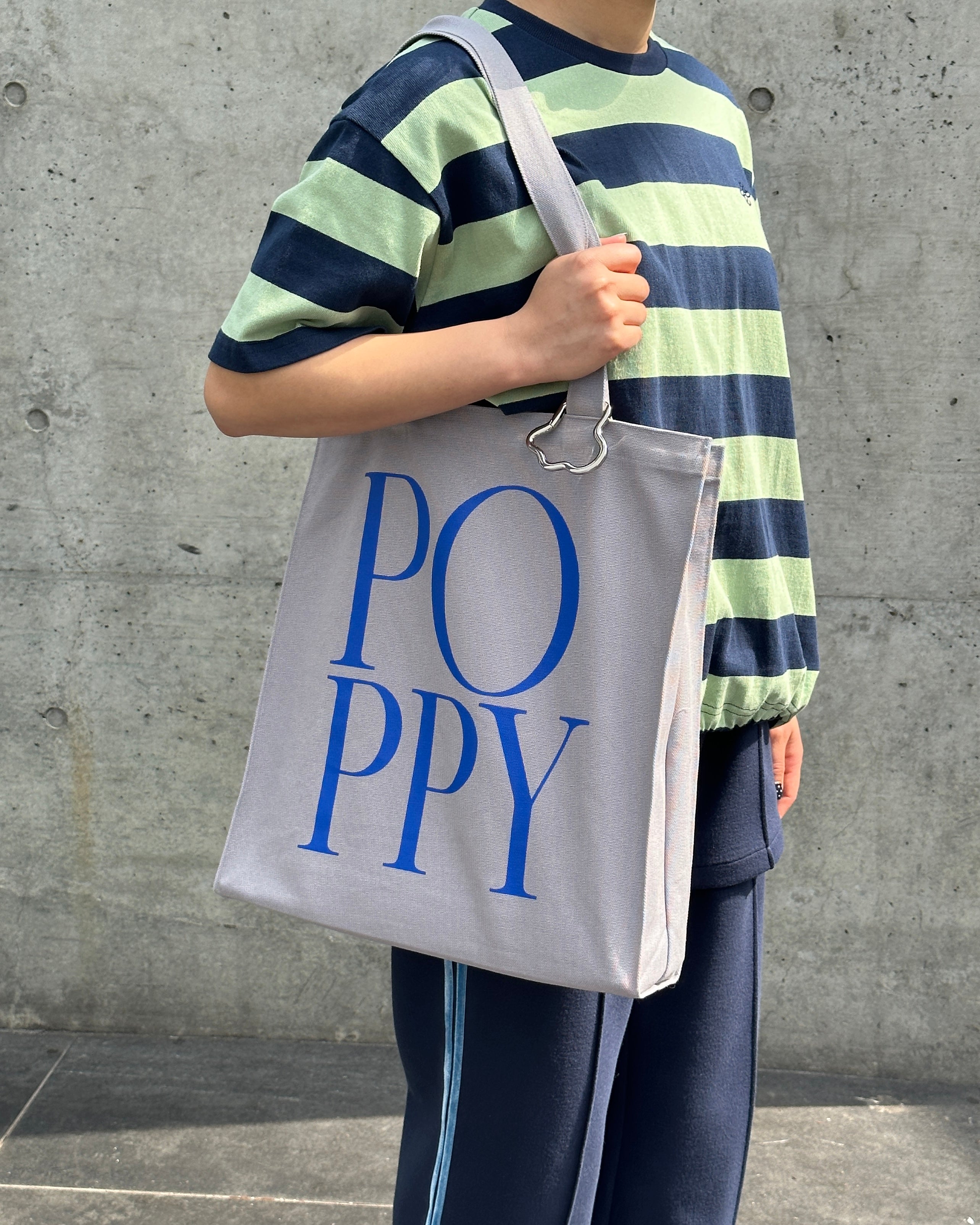 Logo tote bag (gray)