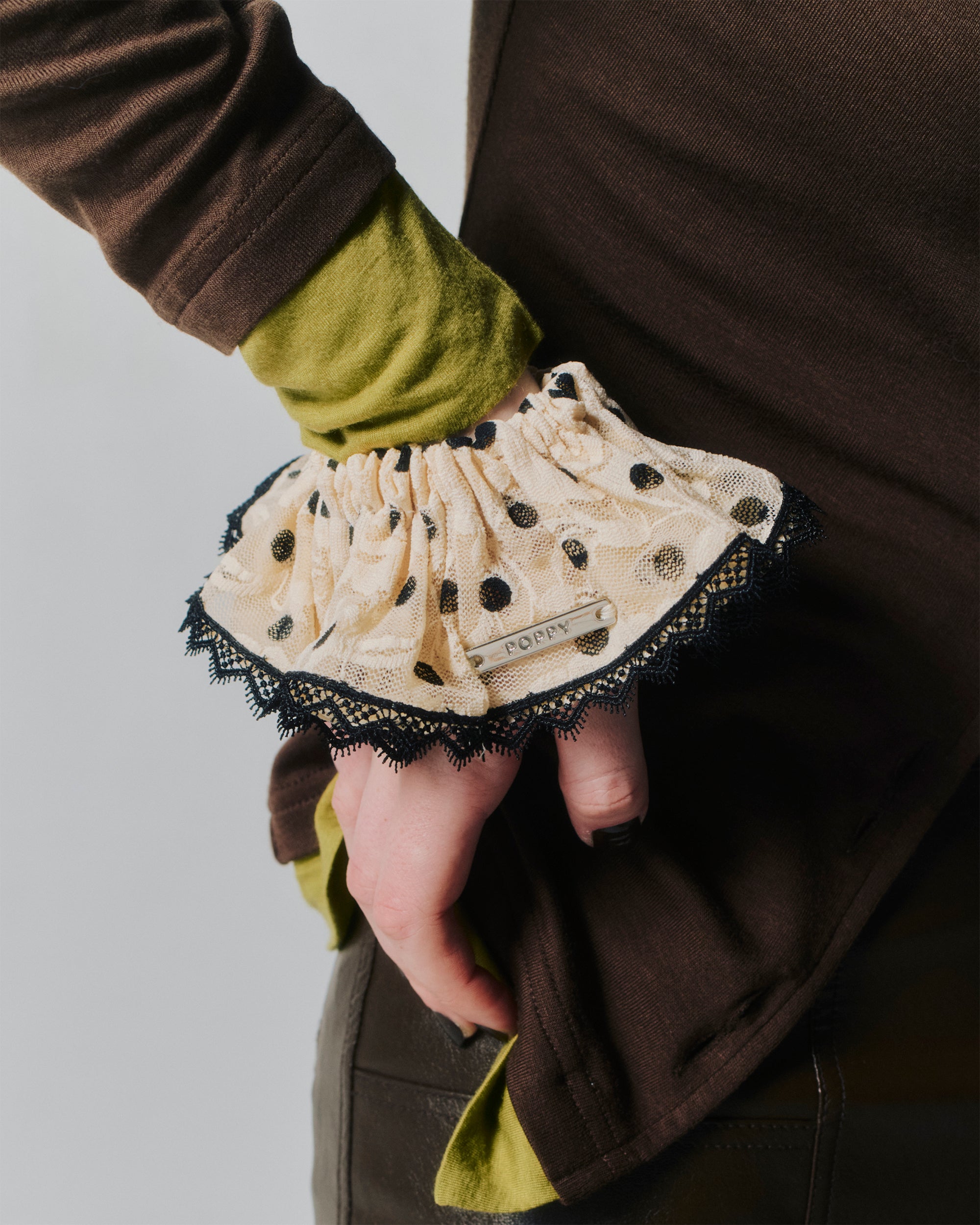 FLORAL DOT SCRUNCHIE