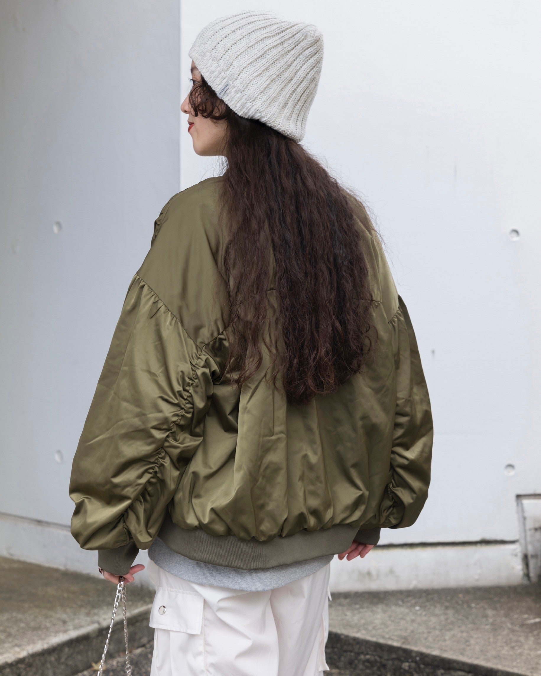 Gather ribbon MA-1 (black)