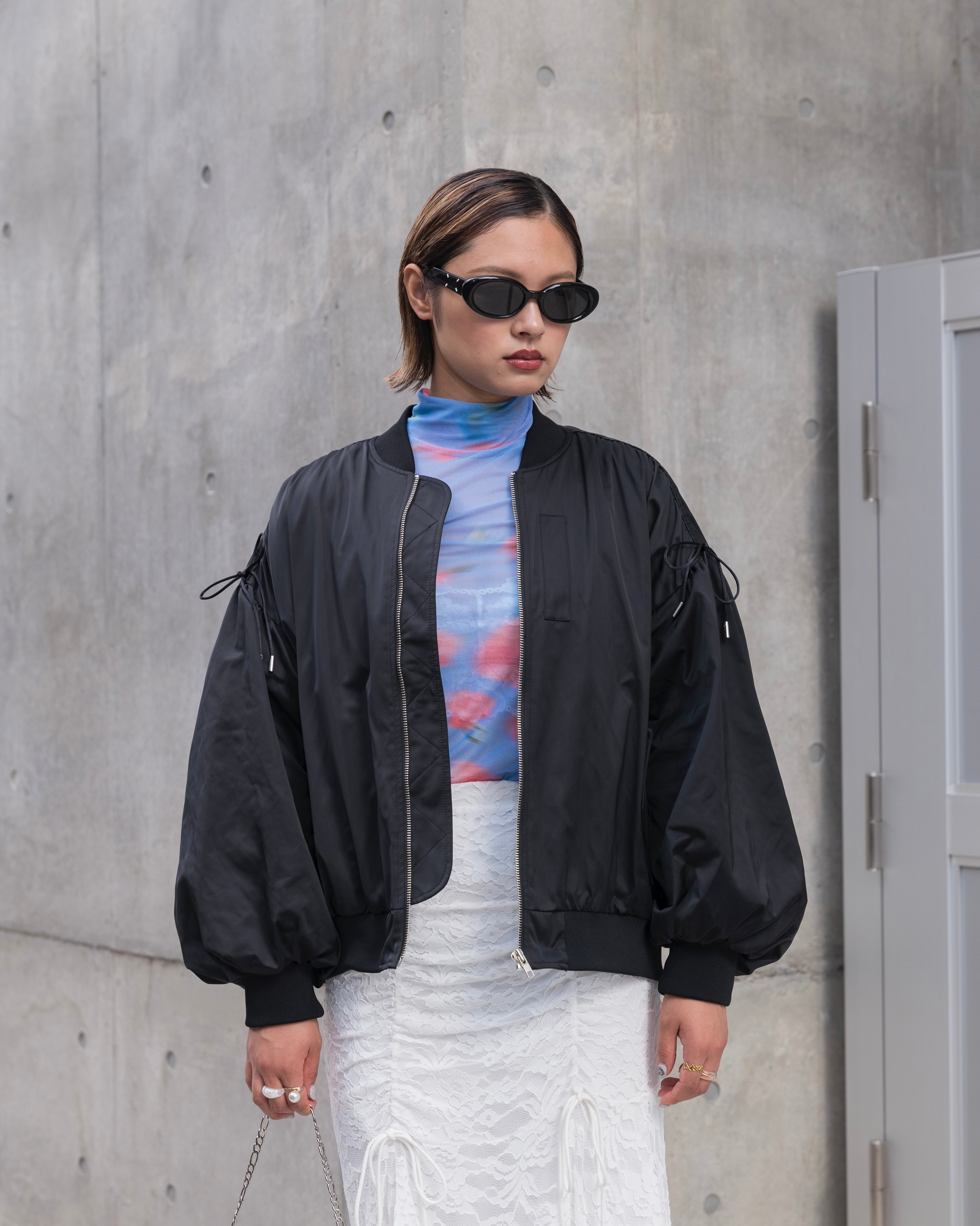 Gather ribbon MA-1 (black)