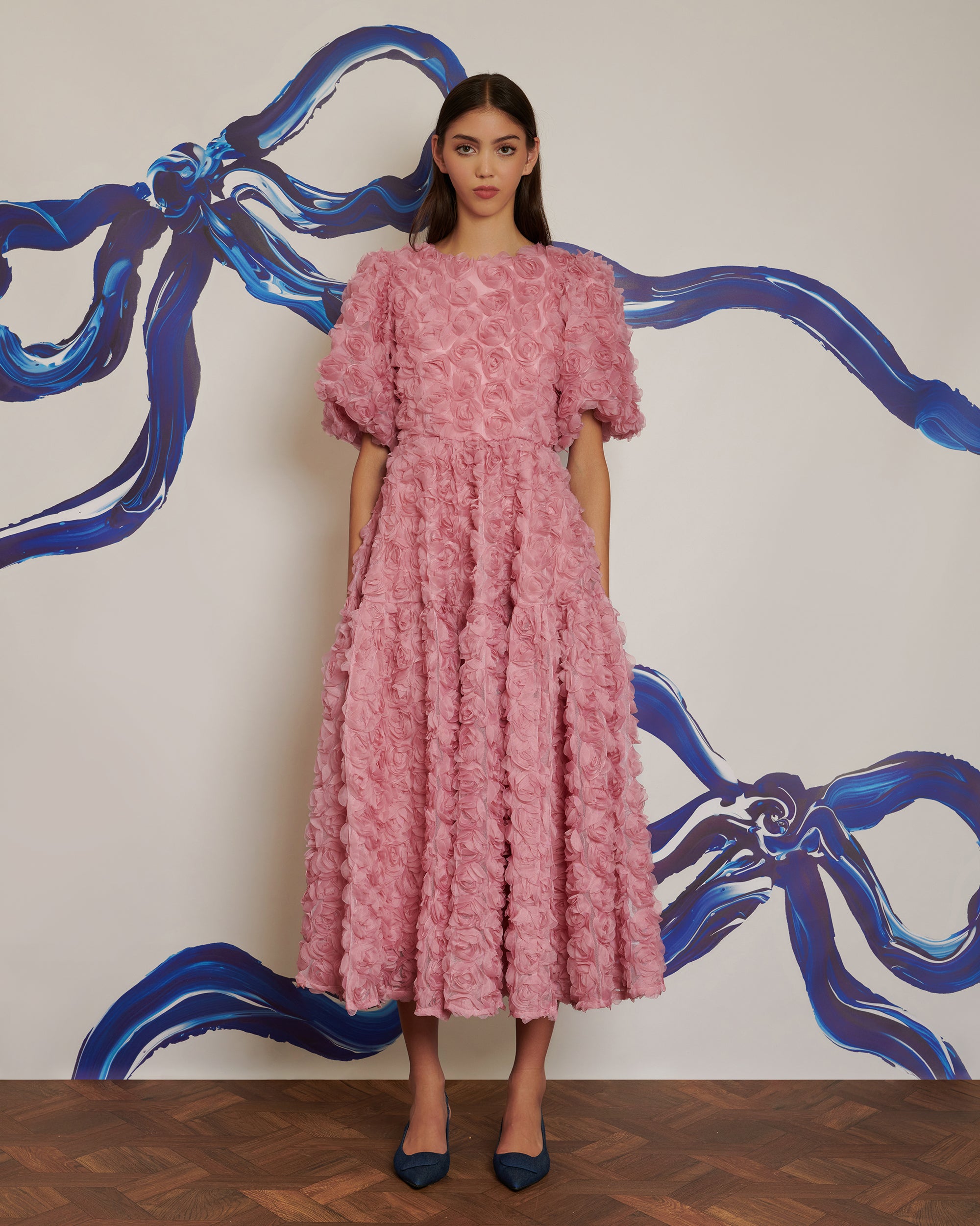 <b>POPPY x sister jane</b><br>Rose Delice Tulle Midi Dress