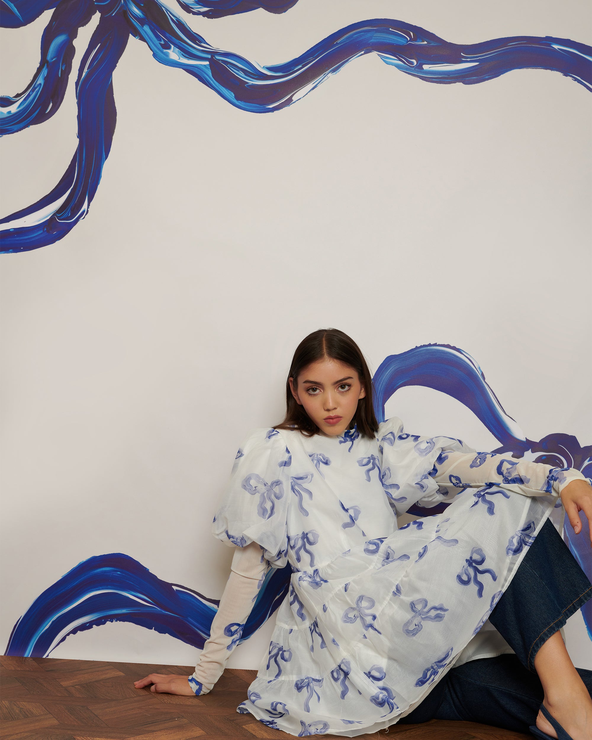 <b>POPPY x sister jane</b><br>Flying Bows Mini tiered Dress