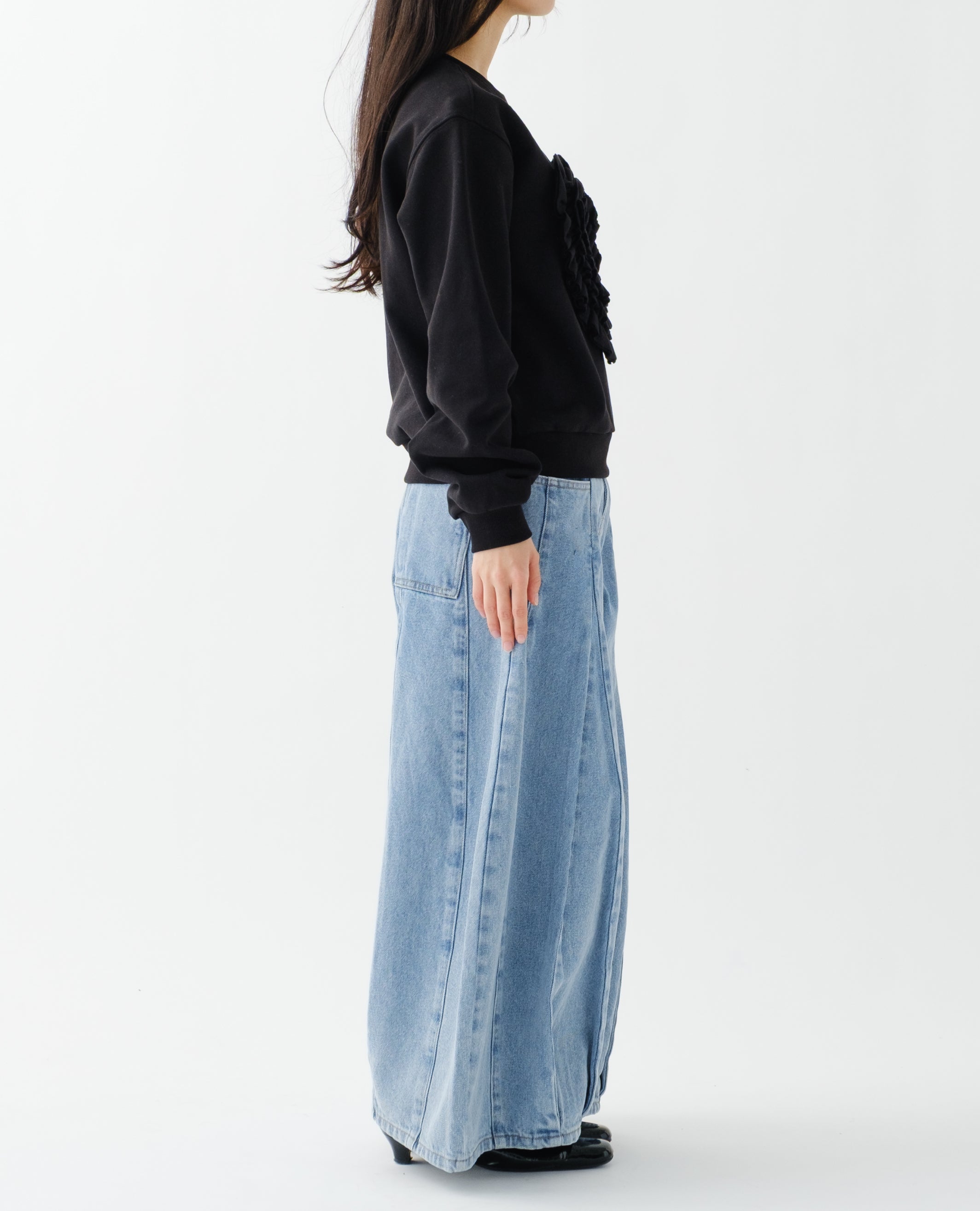 モデル身長 : 154cm / 着用サイズ:0