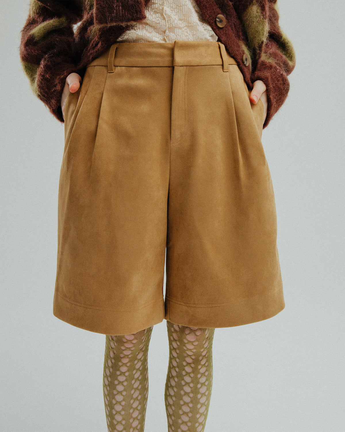 Heart pocket half pants