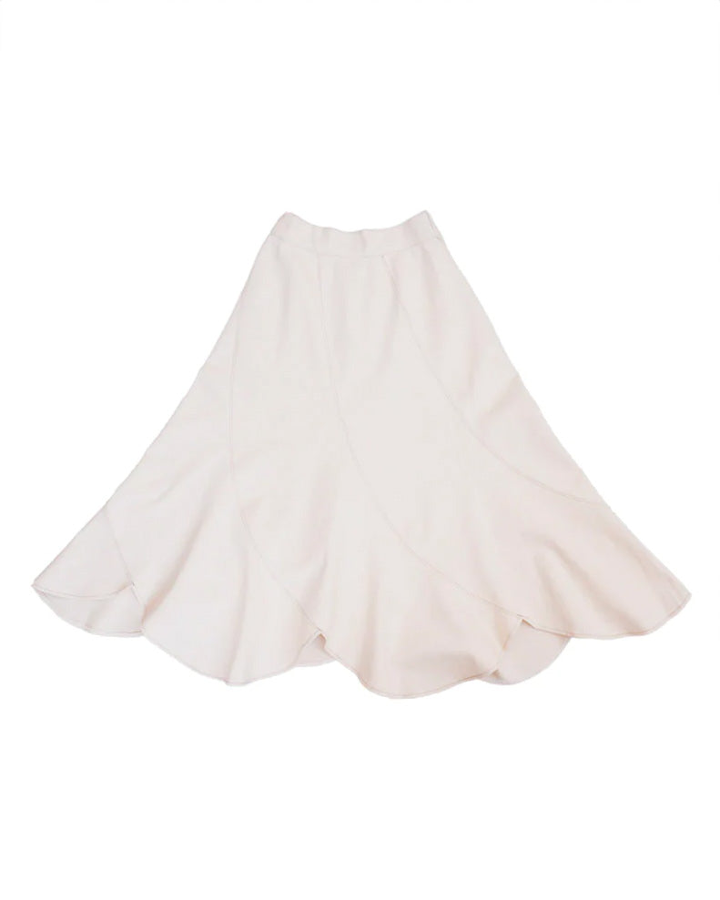 Margret denim skirt (White)