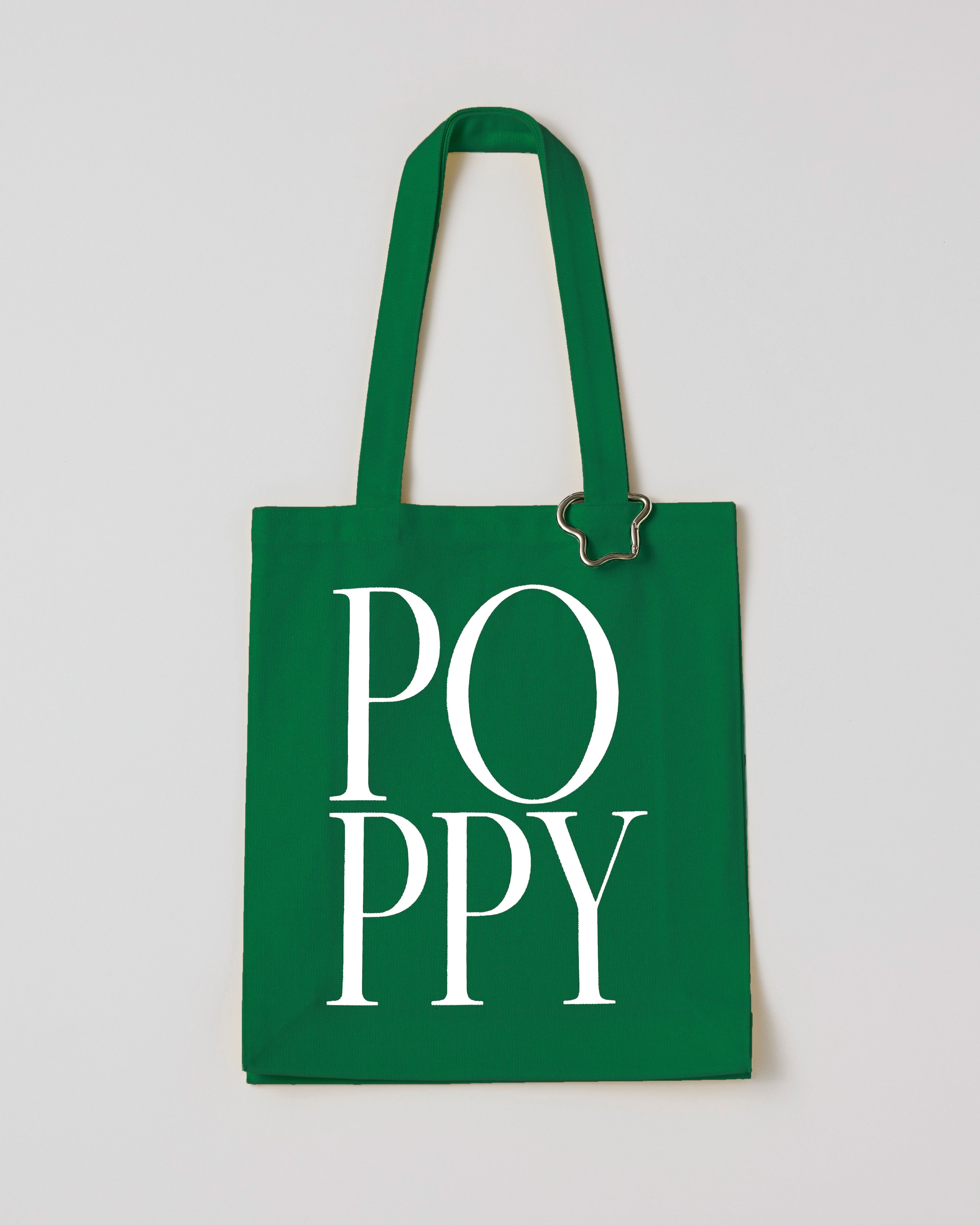 Logo tote bag (green)