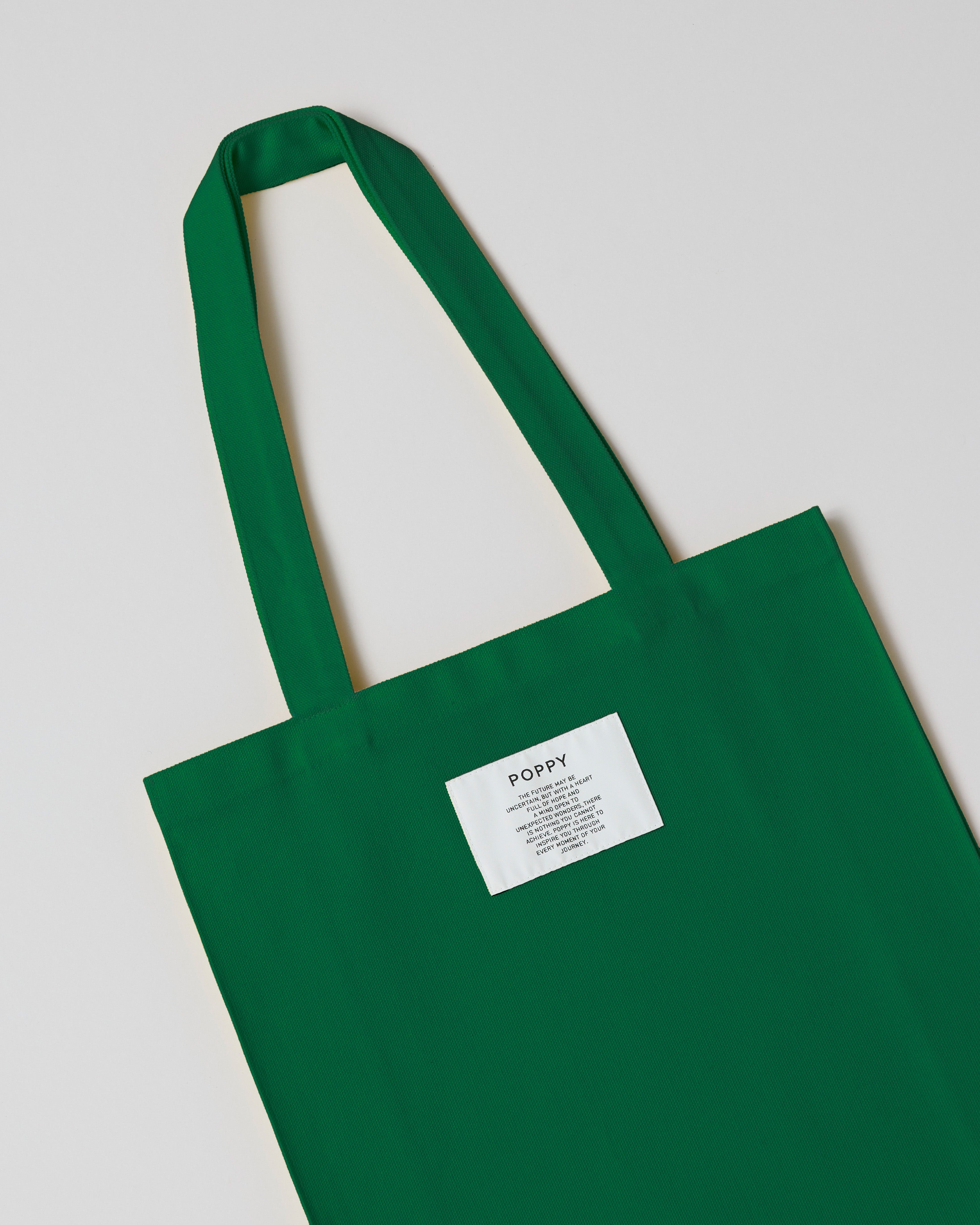 Logo tote bag (green)