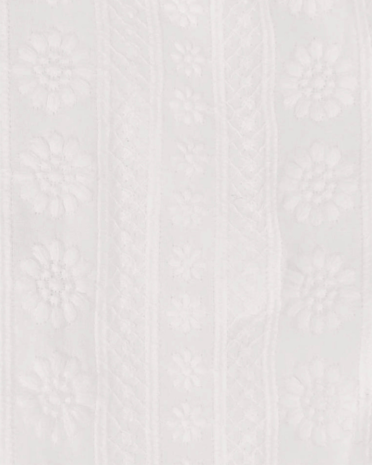 Cotton lace volume blouse