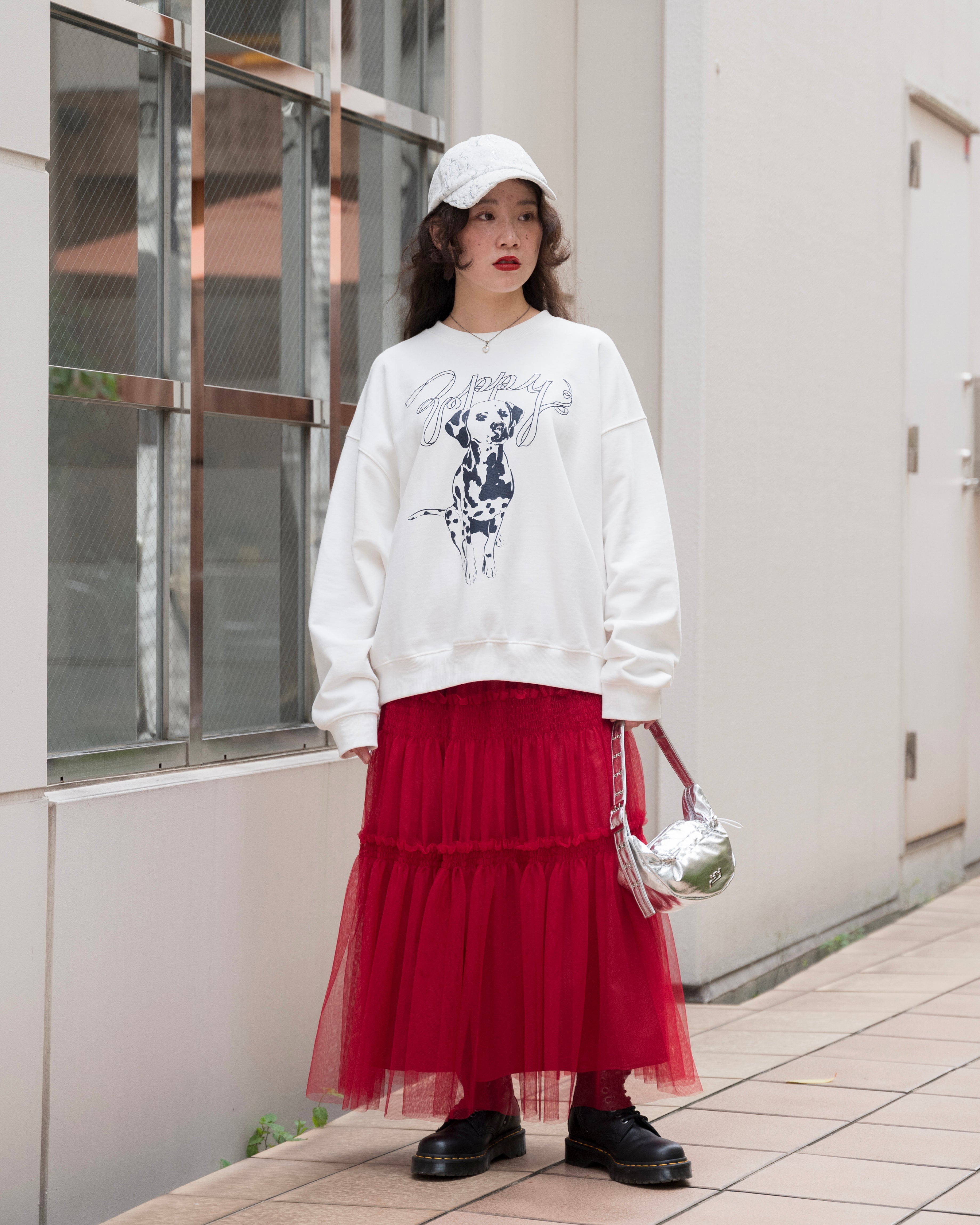 専用‼︎　　　あさぎーにょ poppy DALMATIAN SWEATSHIRT Dalmatian sweatshirt