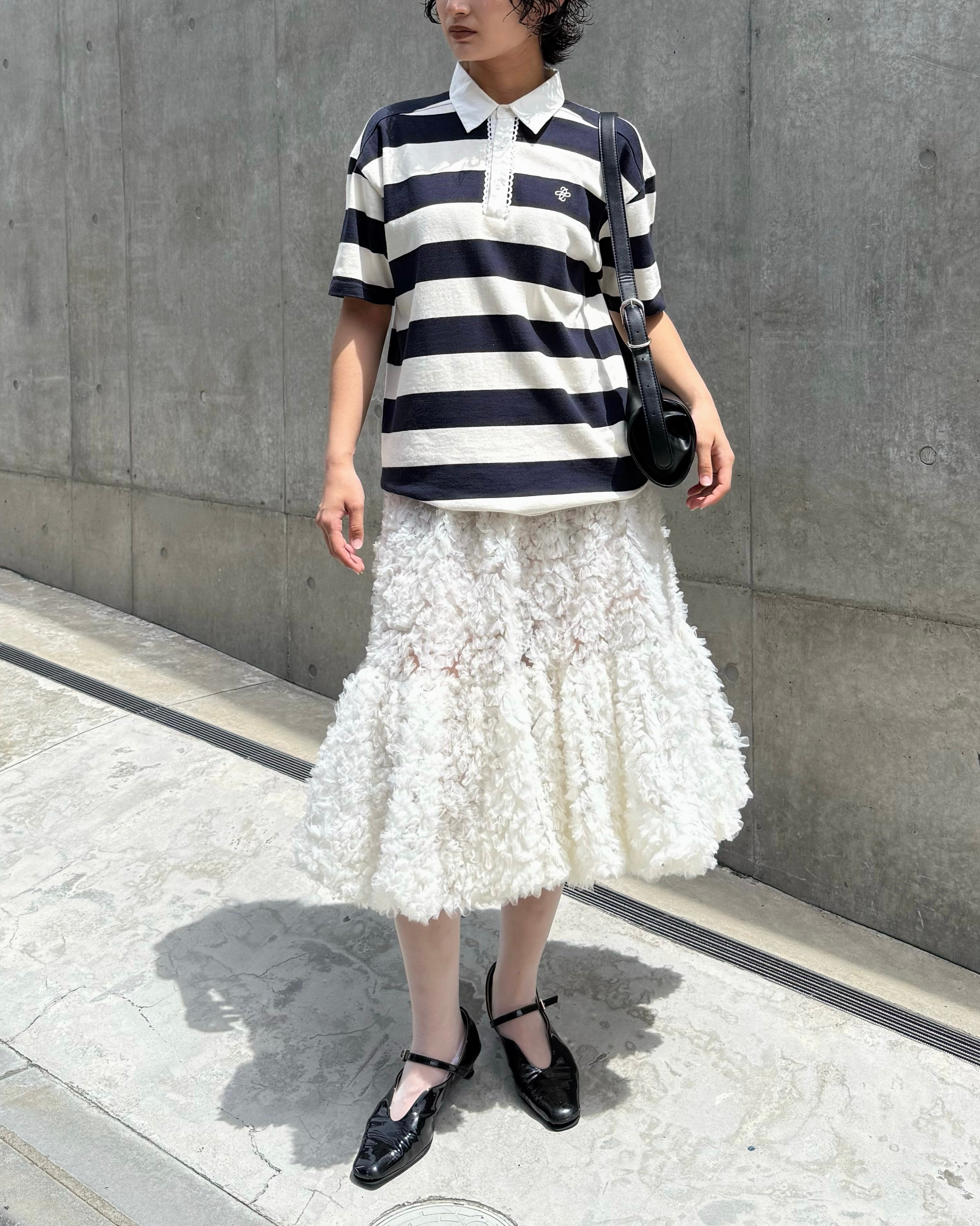 Tulle balloon tunic