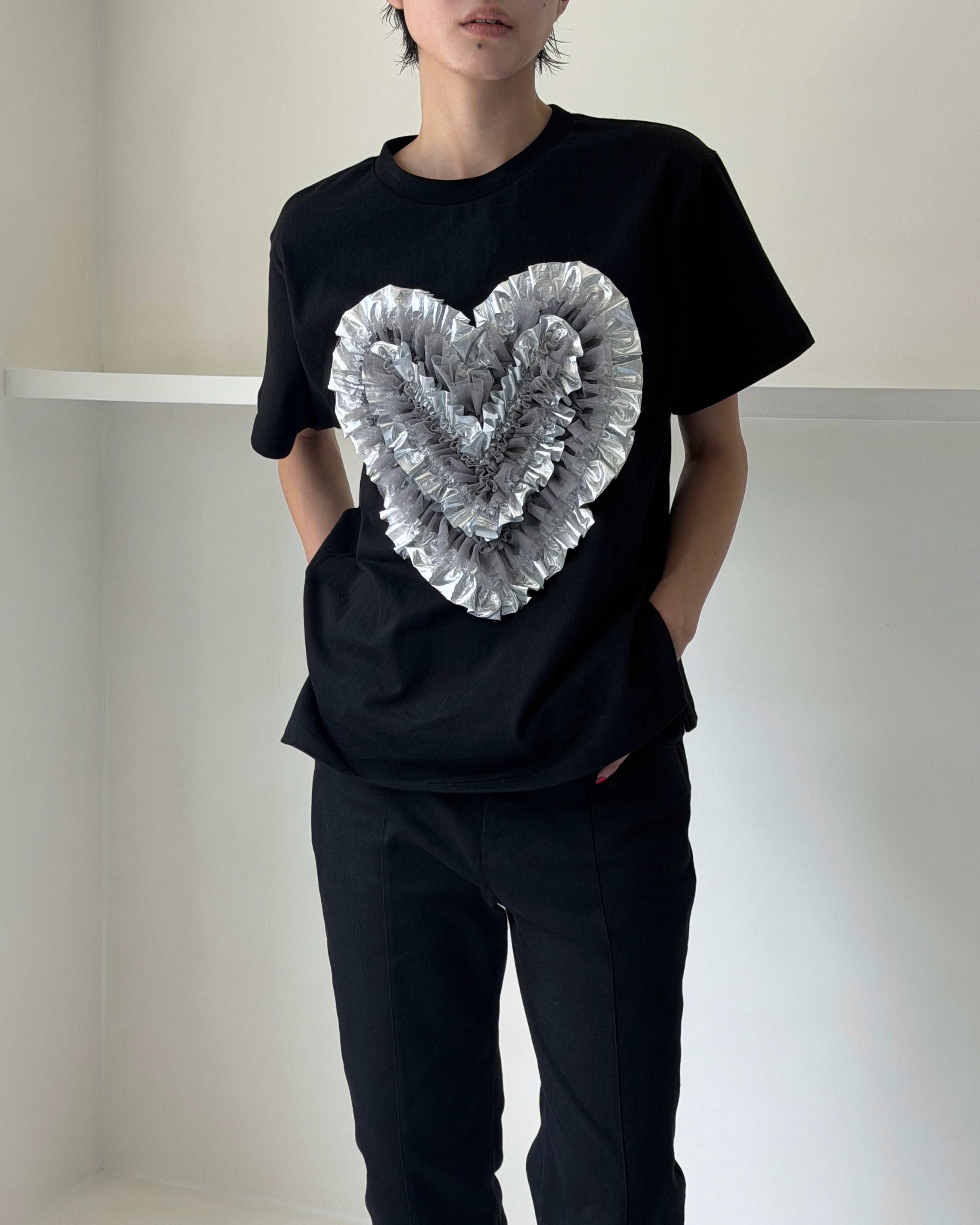 Heart tulle t-shirt