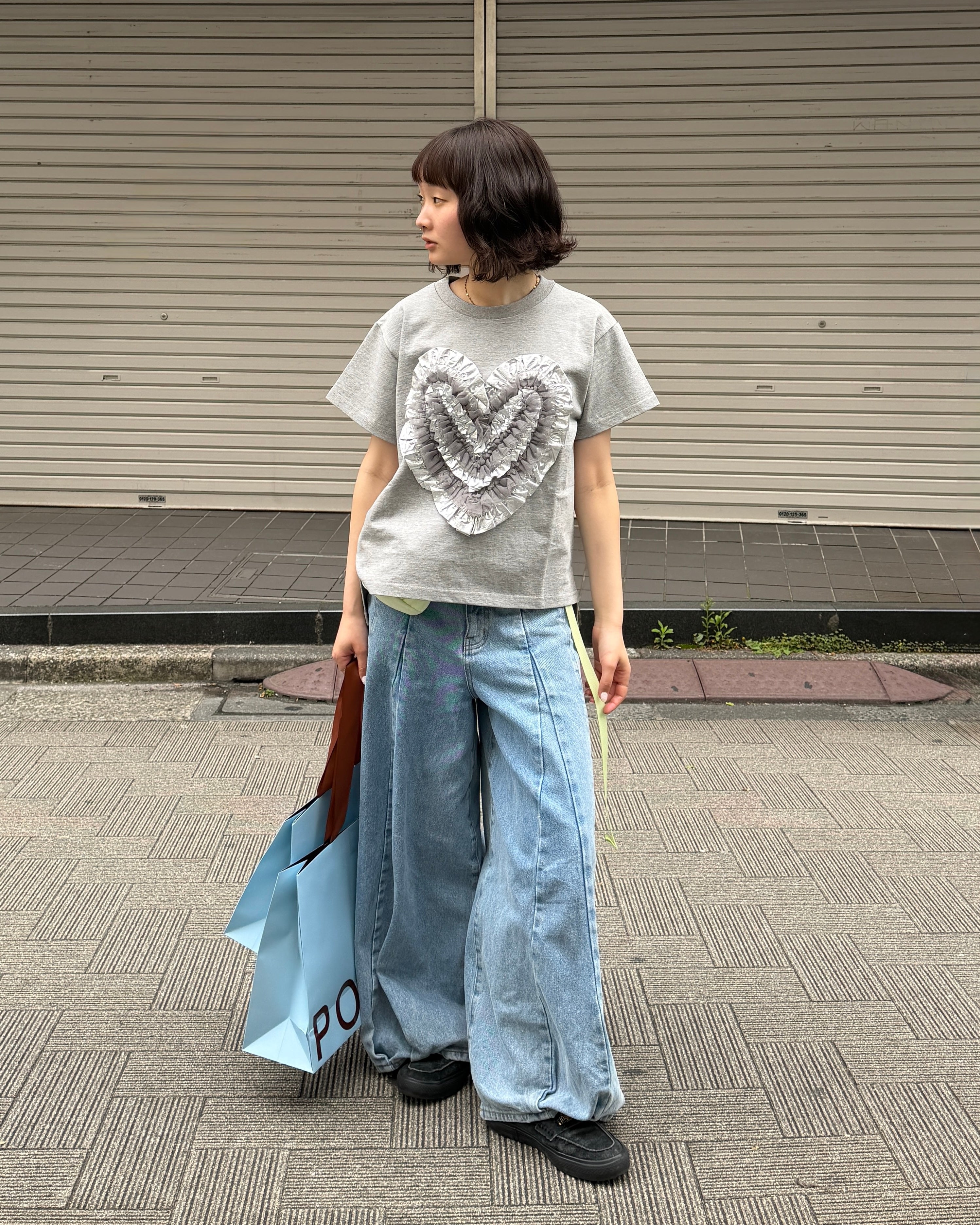 Heart tulle t-shirt