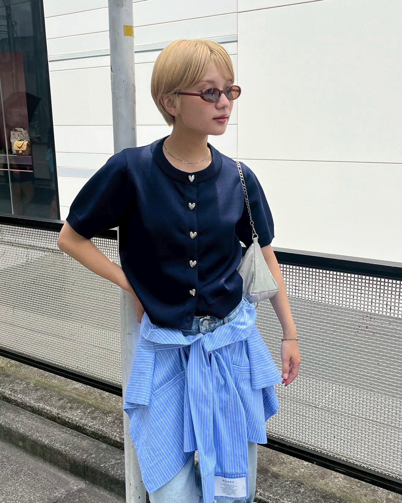 POPPY♡シースルーチュニック POPPY | item ○オレンジチューリップシースルートップス