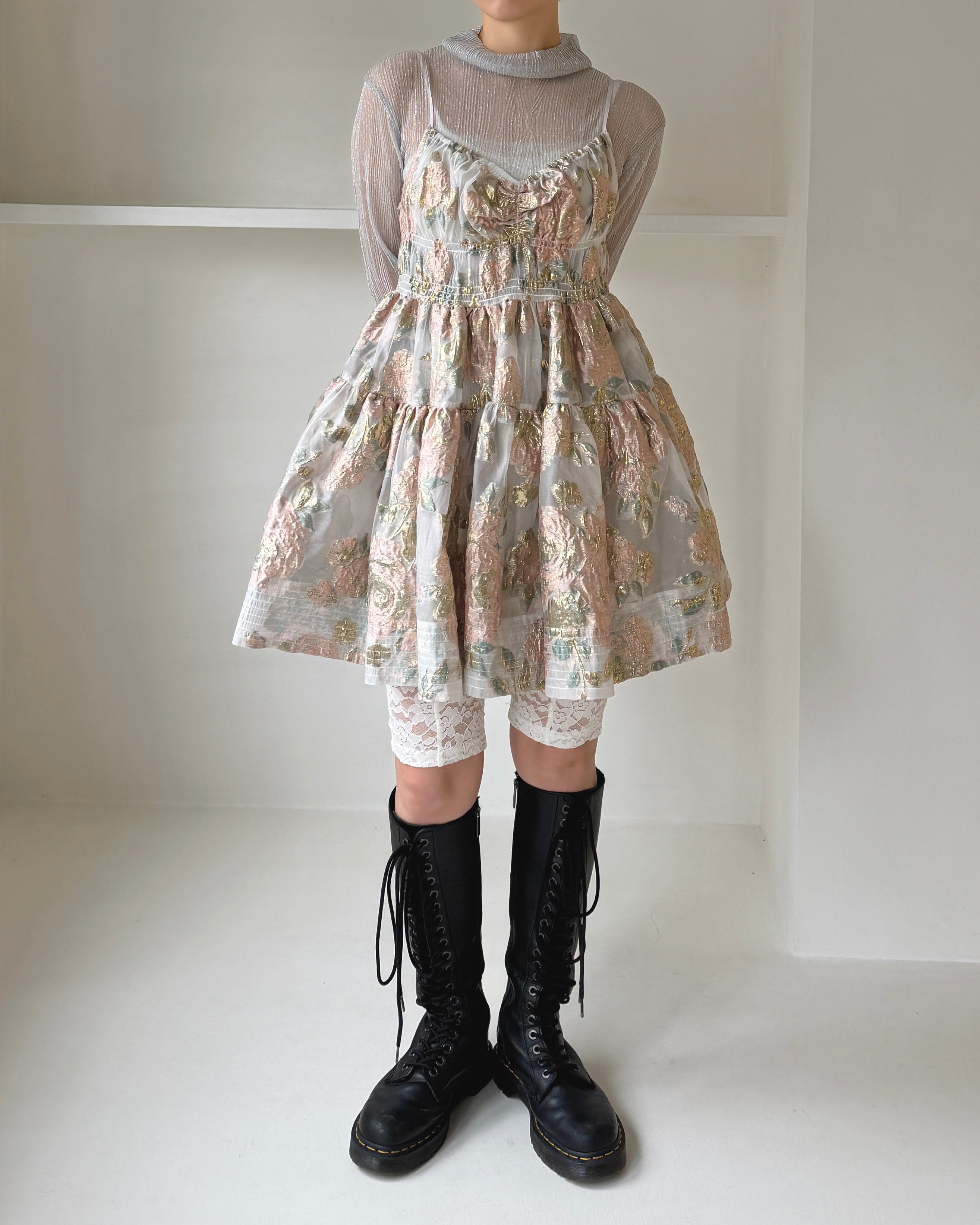 【試着のみ】POPPY LACE BIKER PANTS LACE BIKER PANTS