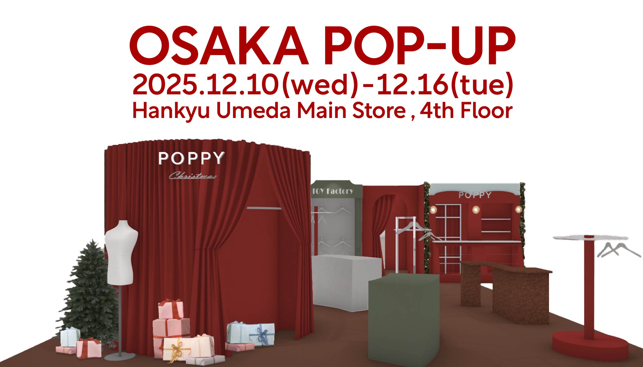 OSAKA POPUP開催！