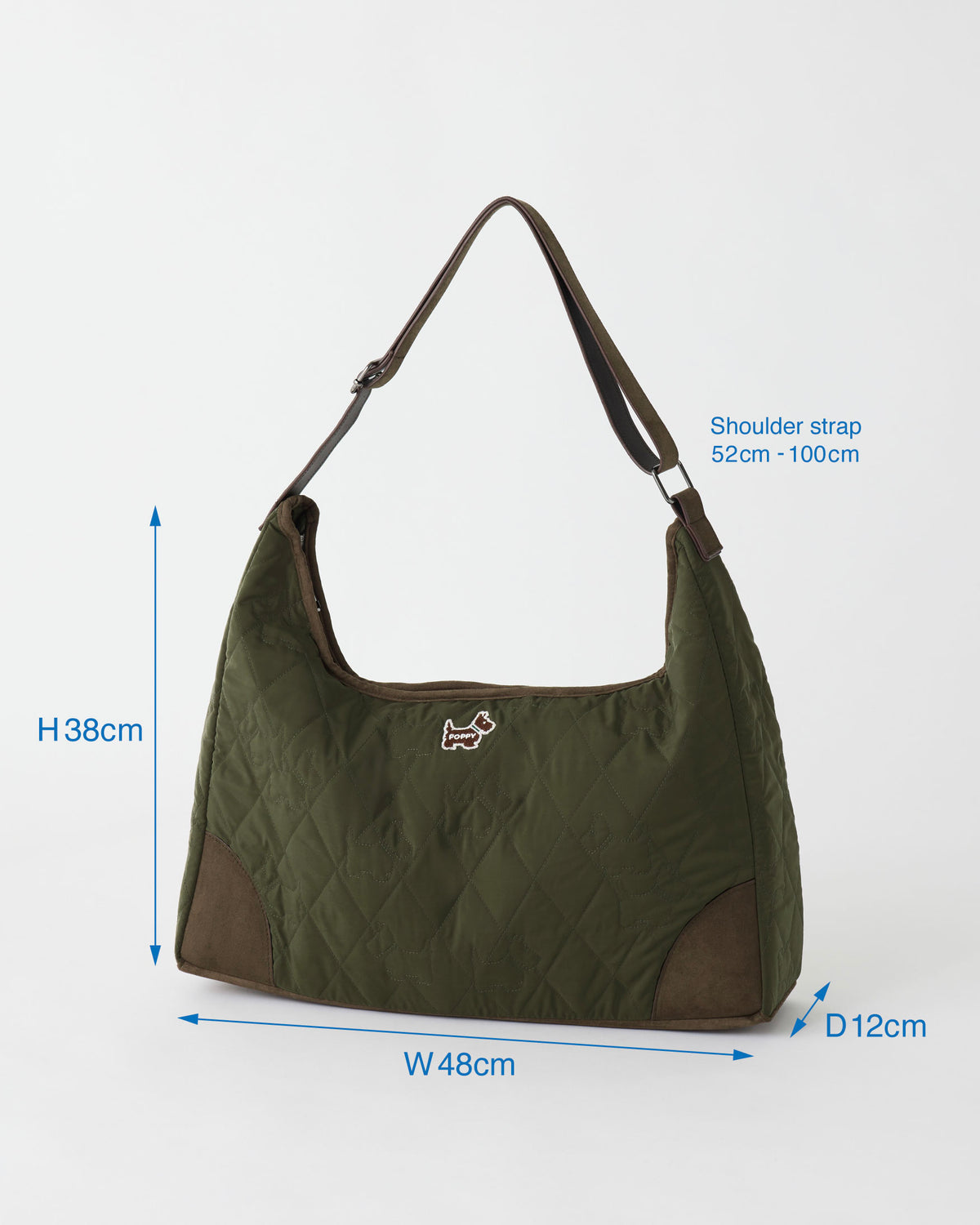 Achi-Cochi schnauzer quilted bag