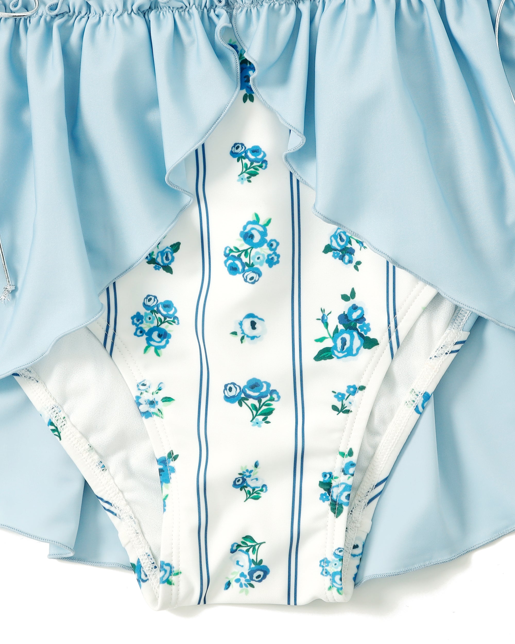 Off shoulder flare bikini