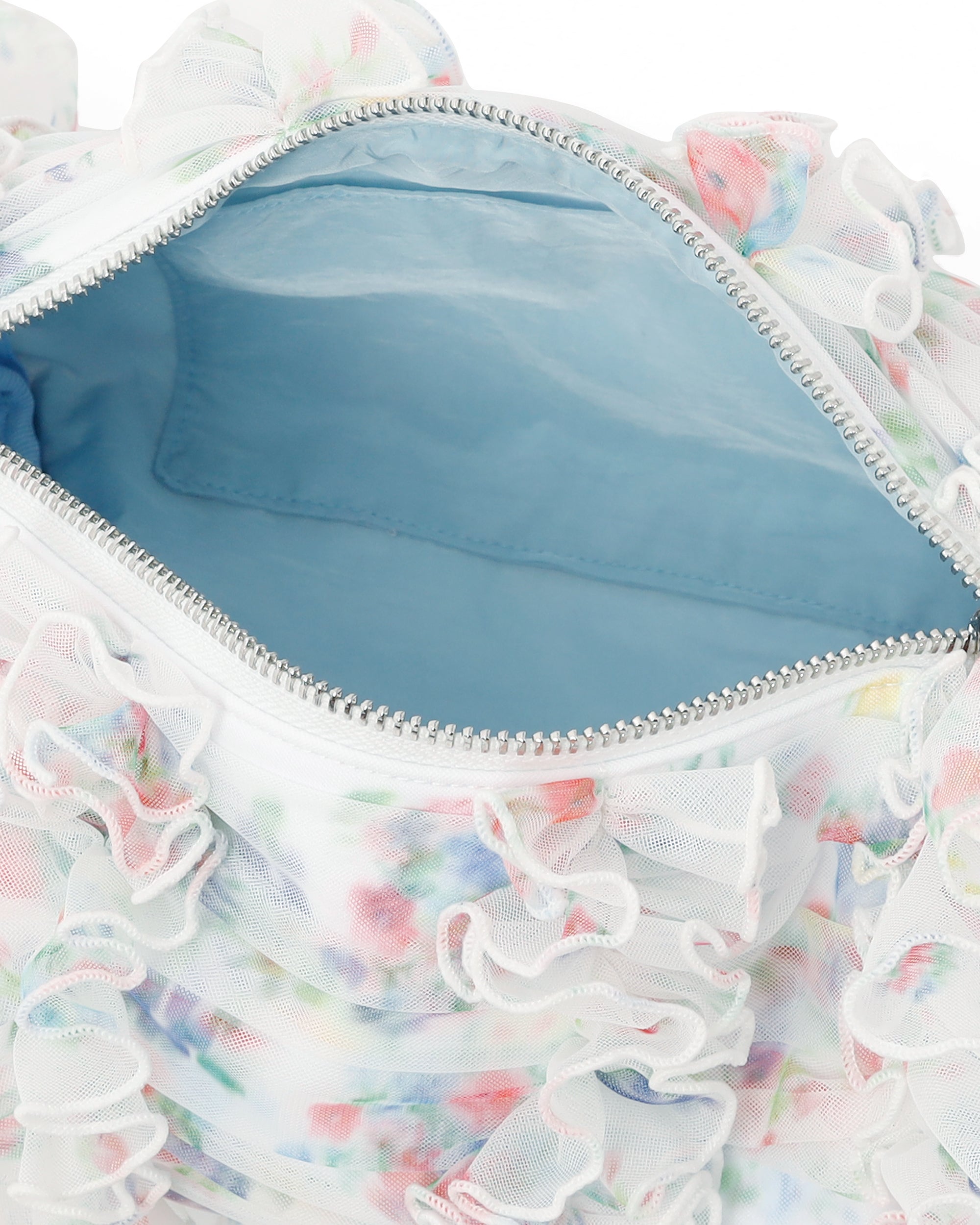 Tulle frill bag (floral pattern)