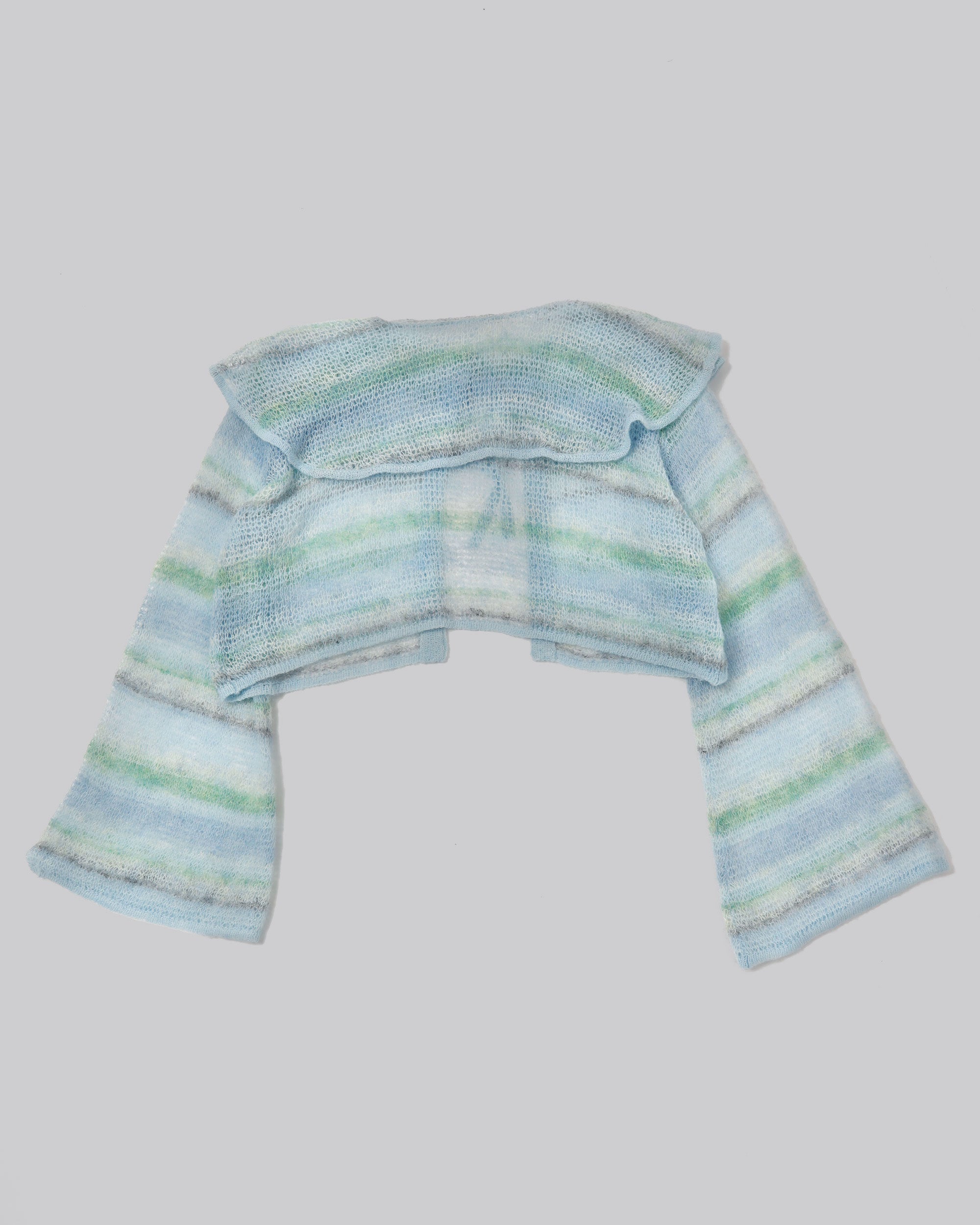 トップス poppy / Low gauge border knit Low gauge border knit (blue)