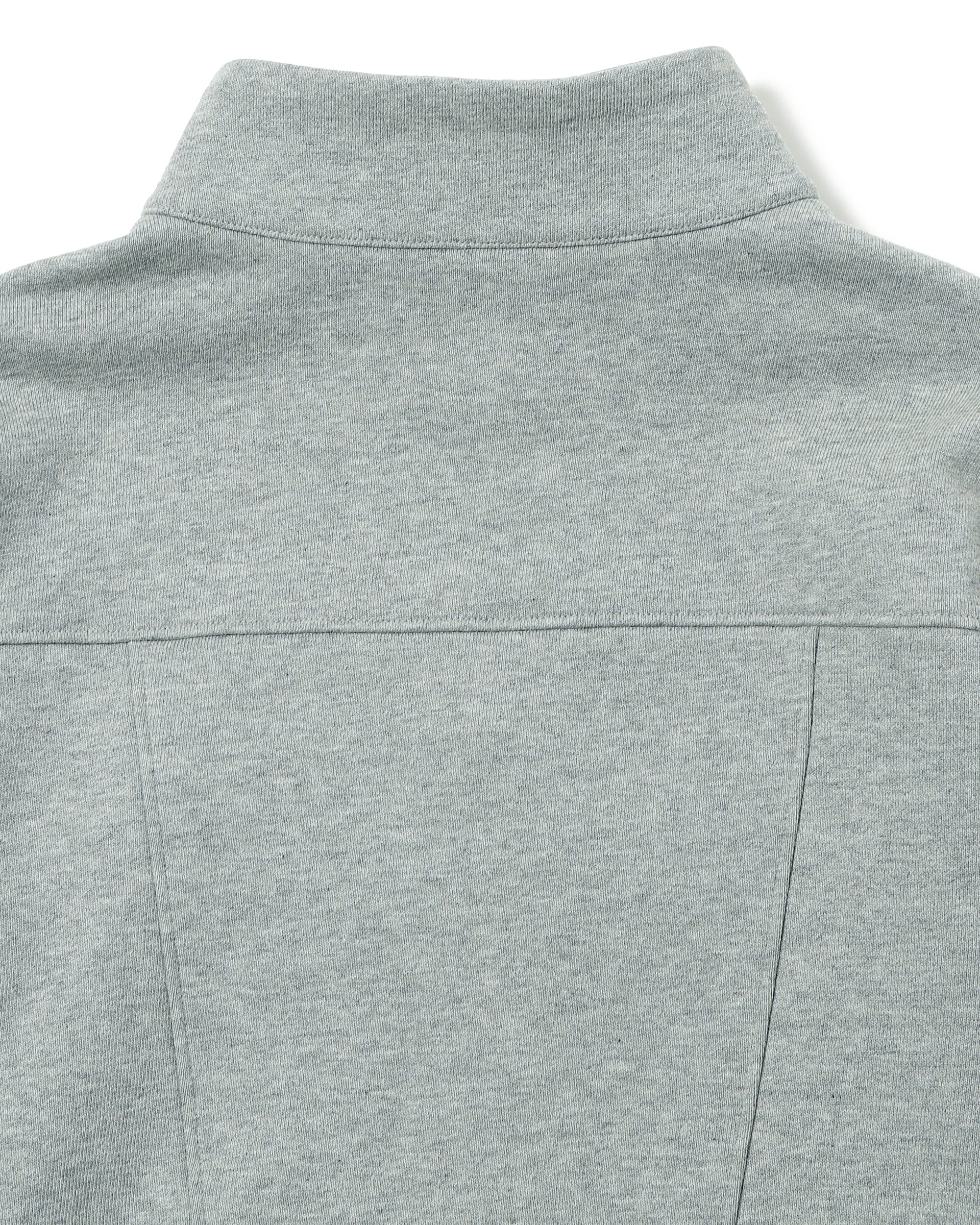 Lace zip sweatshirt