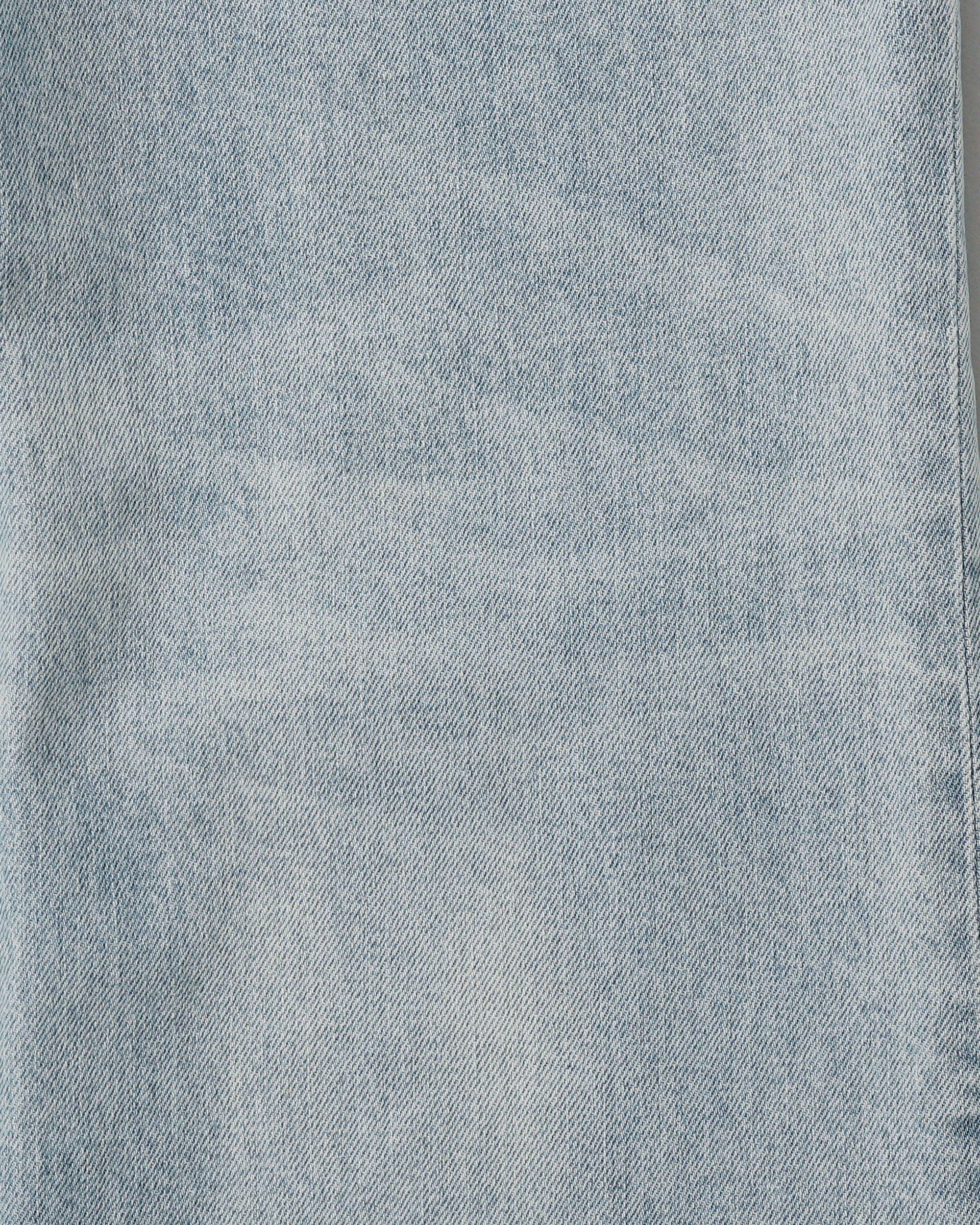 Semi-flare denim pants