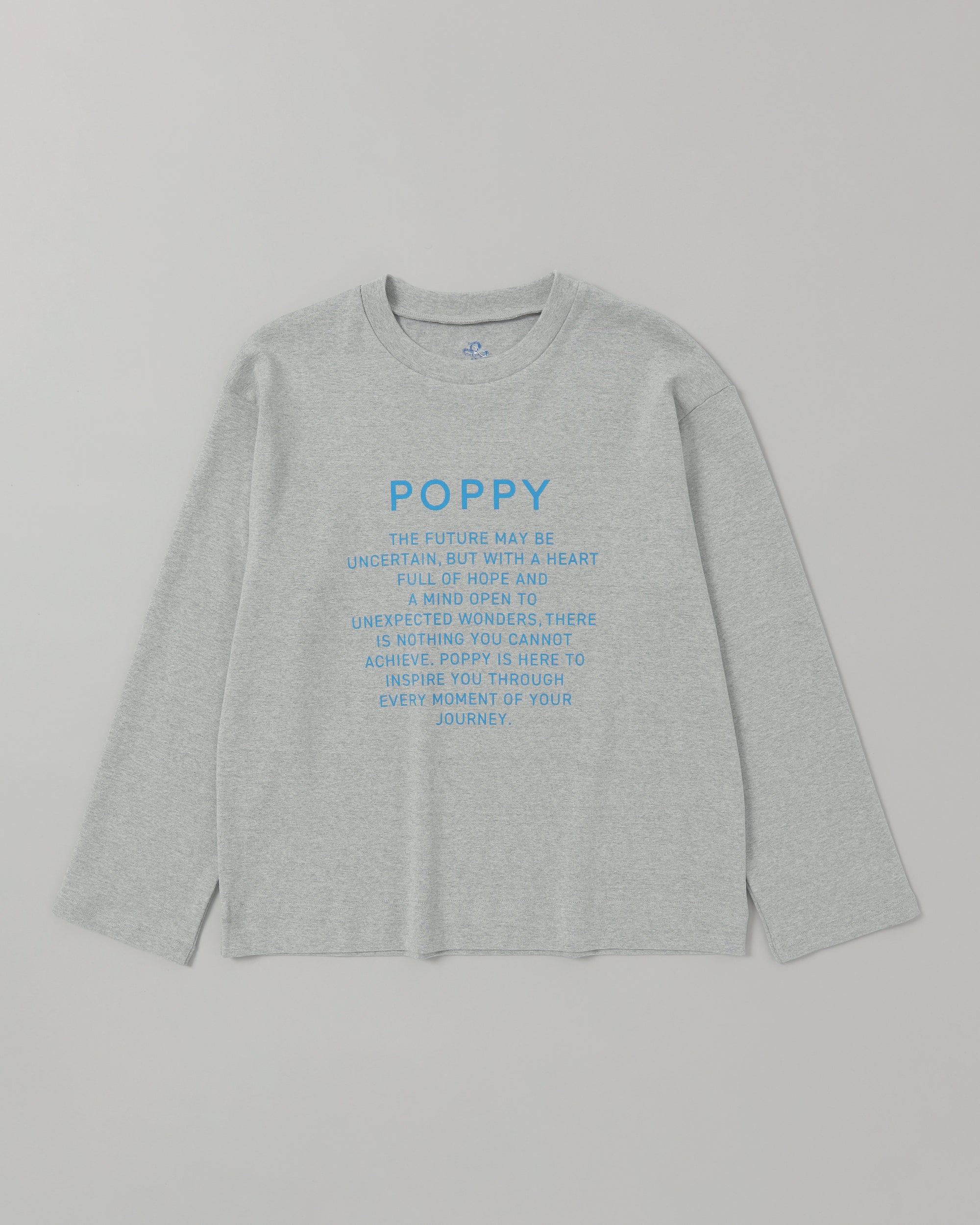 POPPY print long t-shirt (pink)
