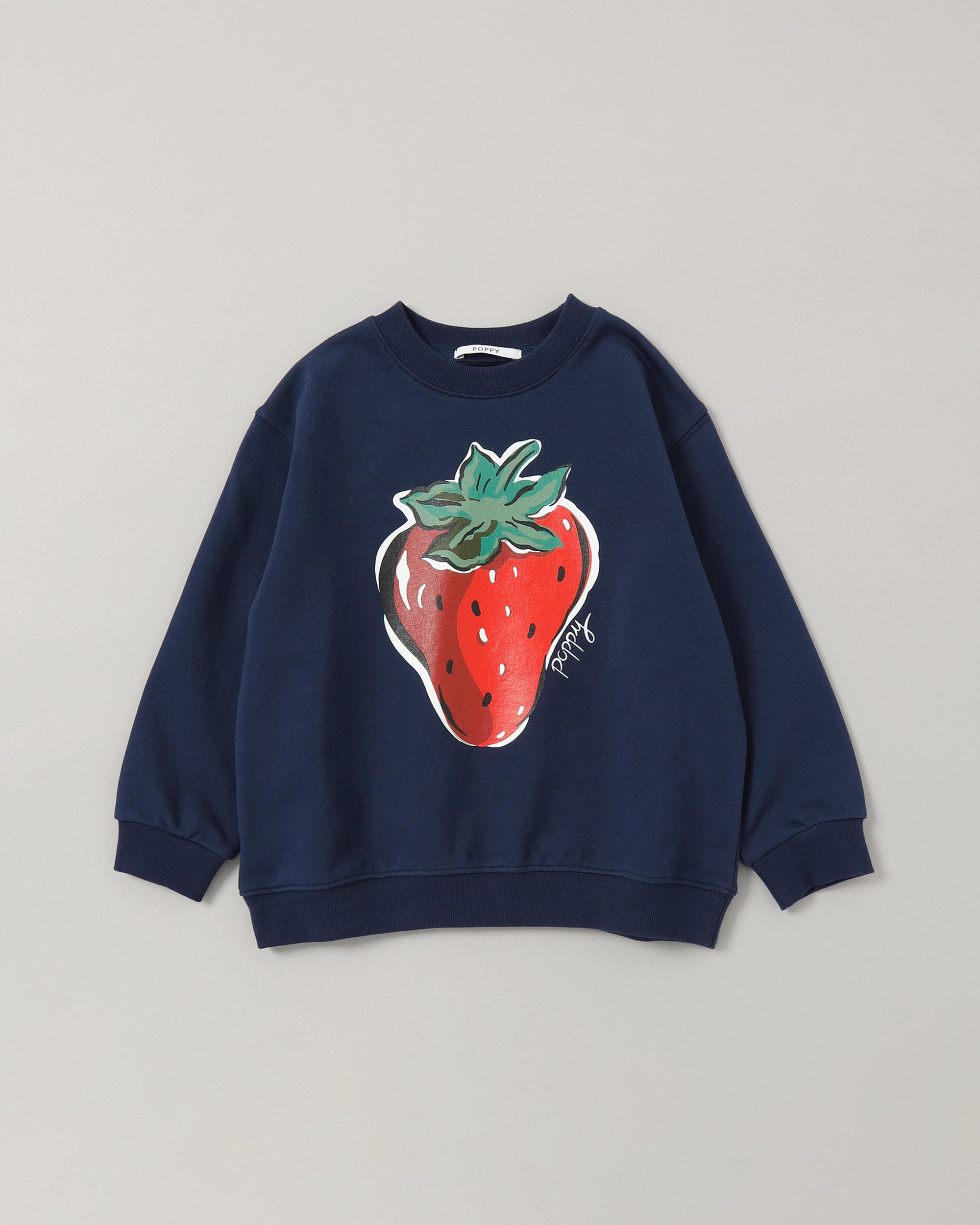 KIDS strawberry printed sweatshirts (Gray)