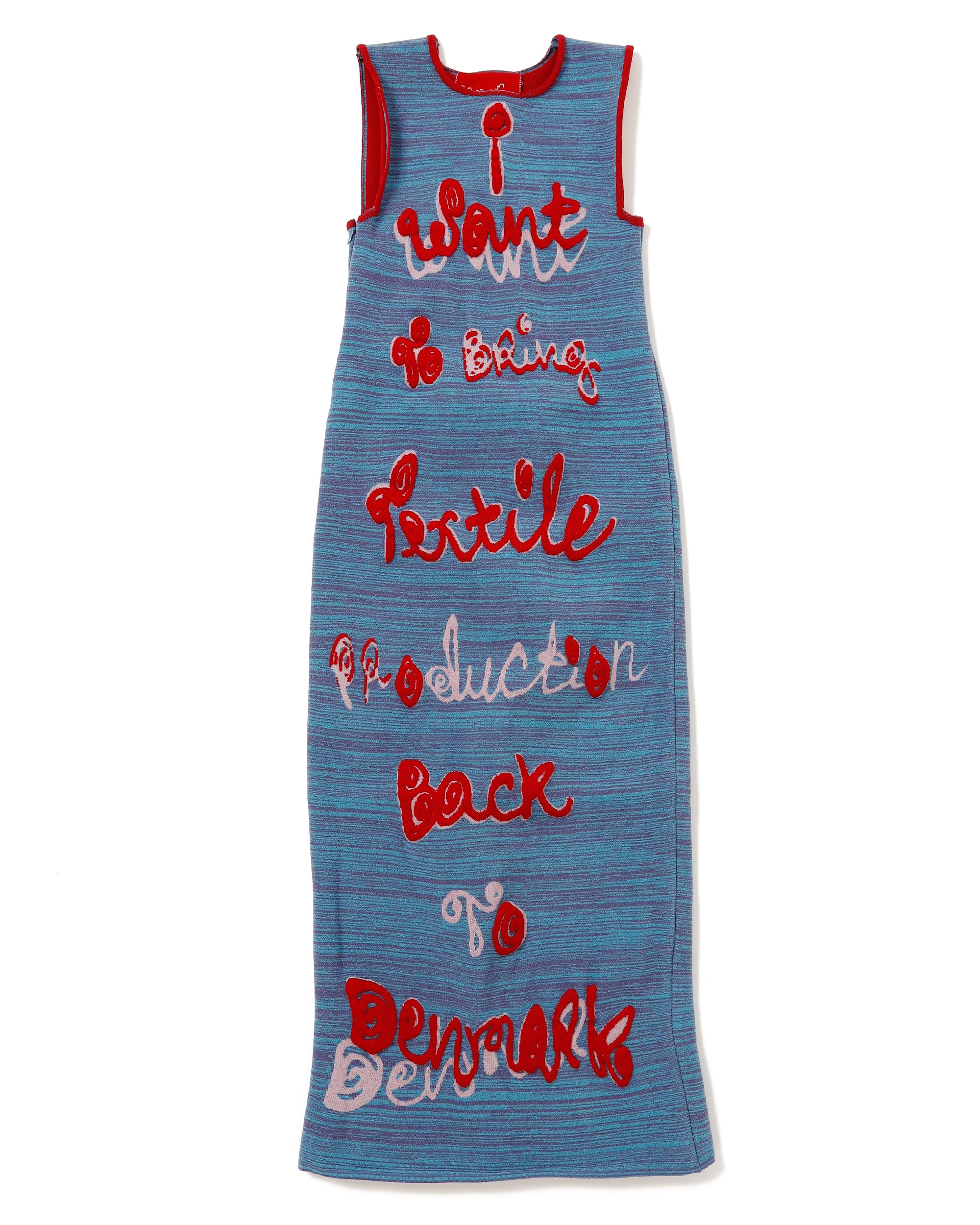 <b>Nadia Wire</b><br>my mission dress (melange turquoise/red)