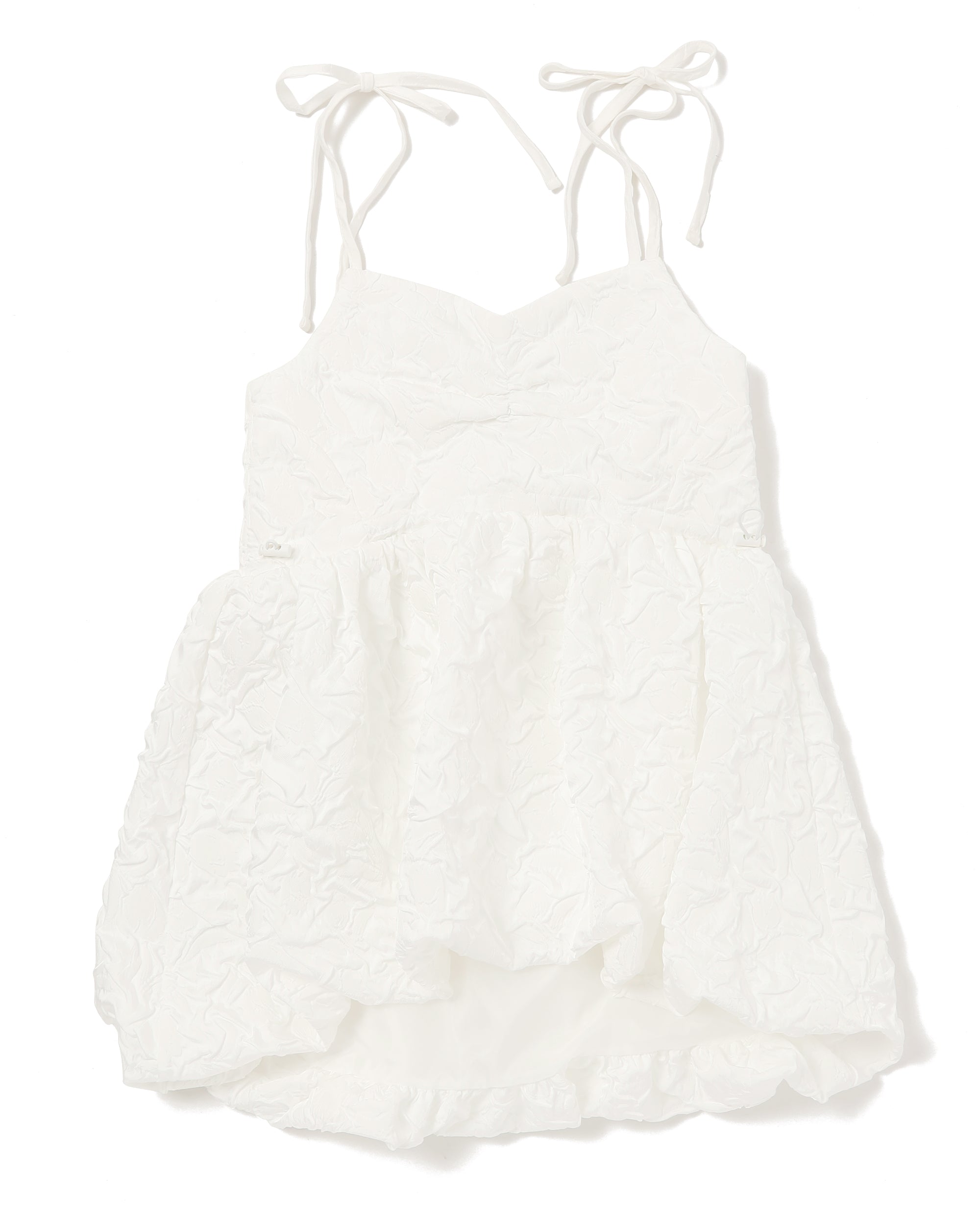 トップス BALLOON CAMI TUNIC (WHITE) Balloon cami tunic (White)