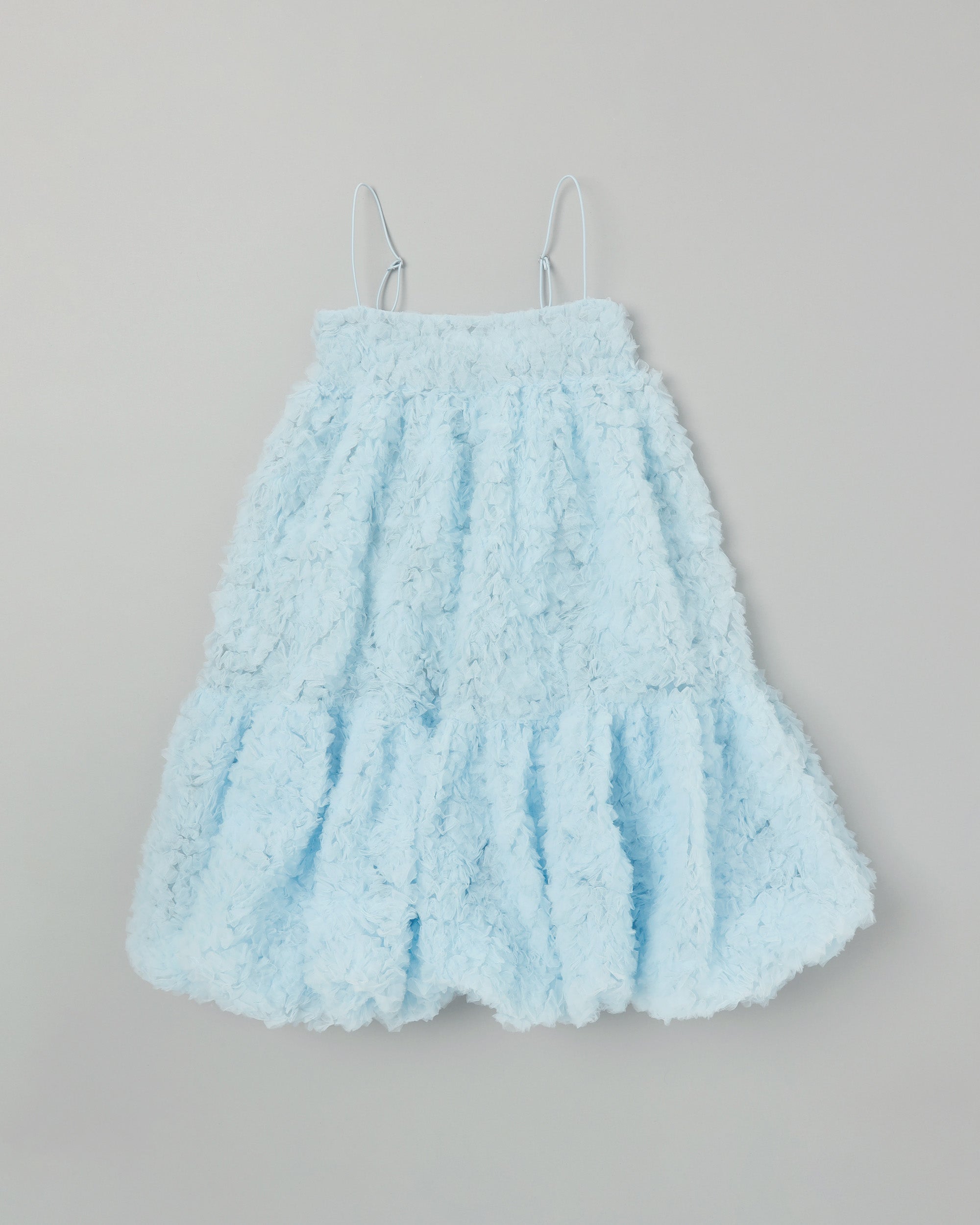 Tulle balloon tunic (light blue)