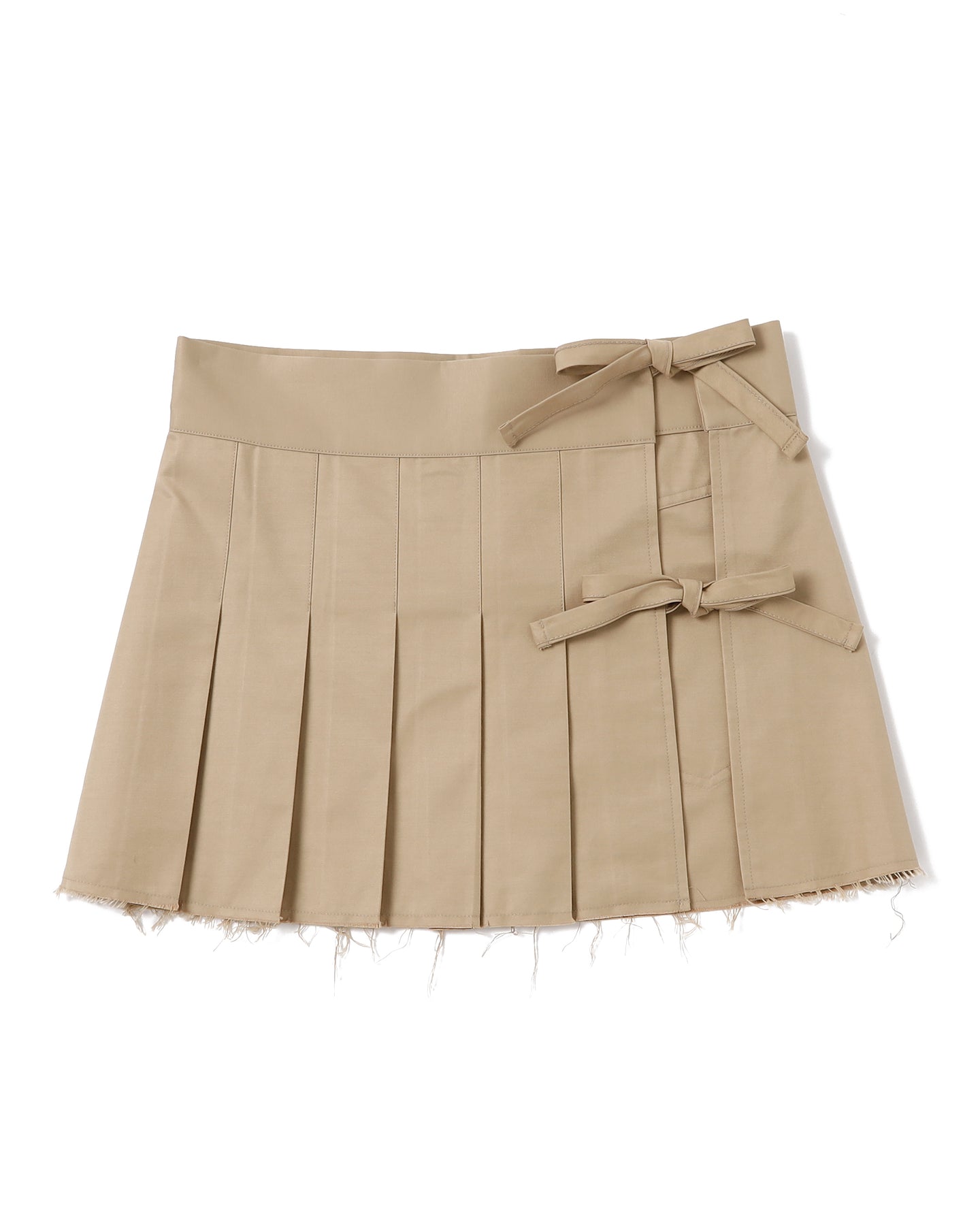 Pleats wrap mini skirts – POPPY