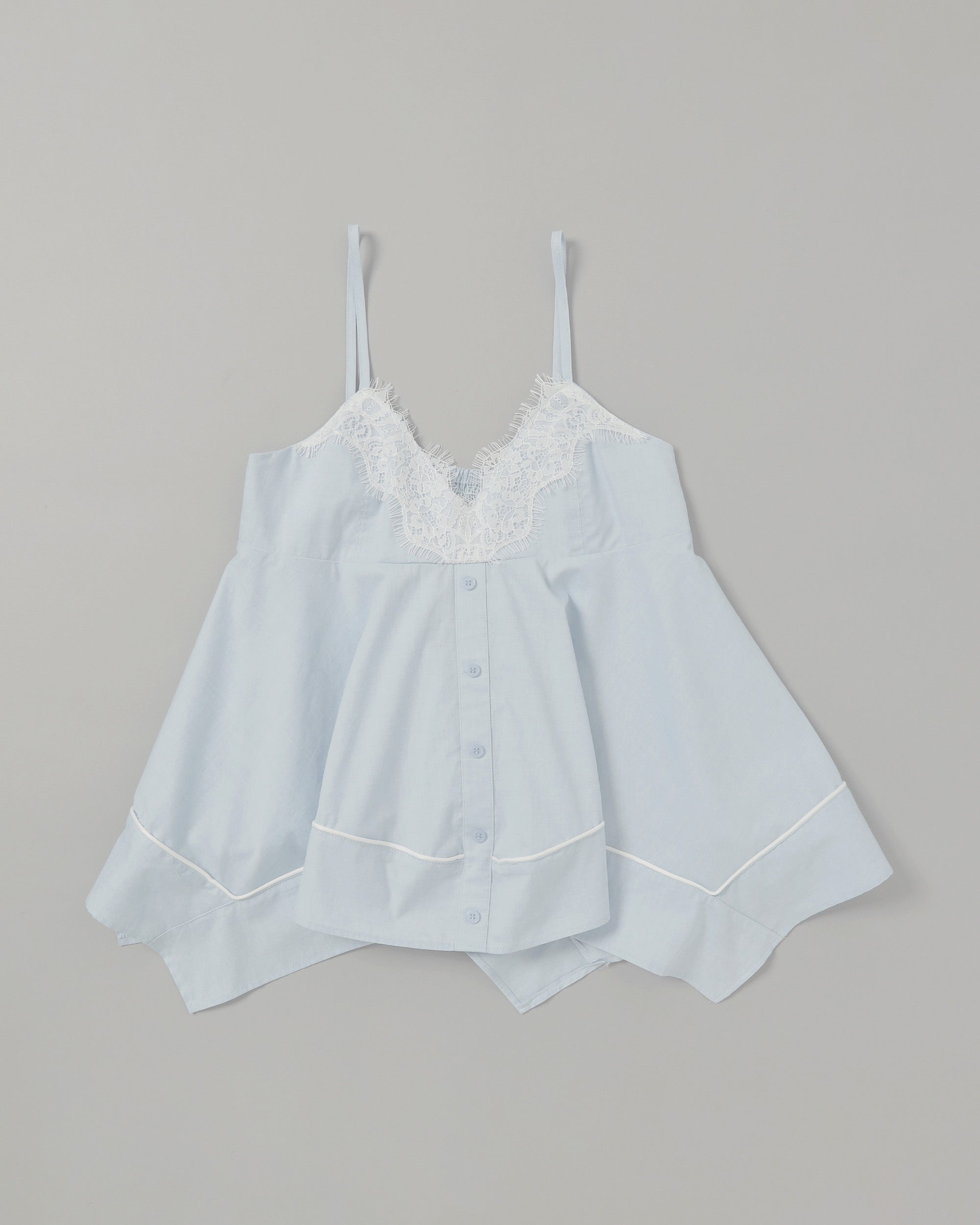 Handkerchief hem tunic (light blue)