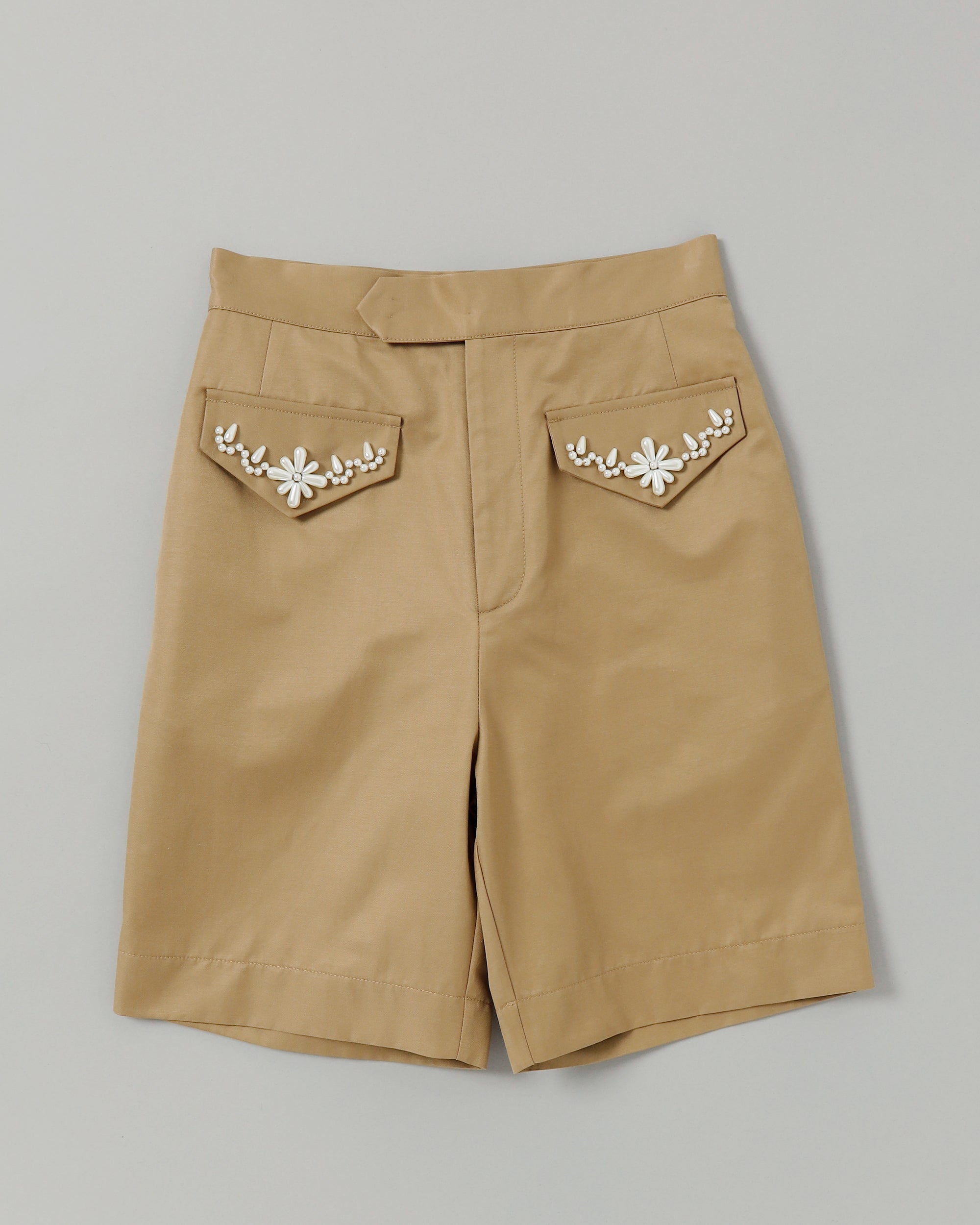 Pearl half pants (beige)