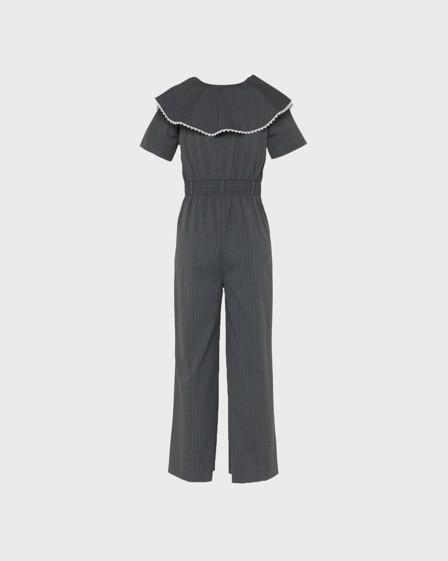Ruffle collar romper