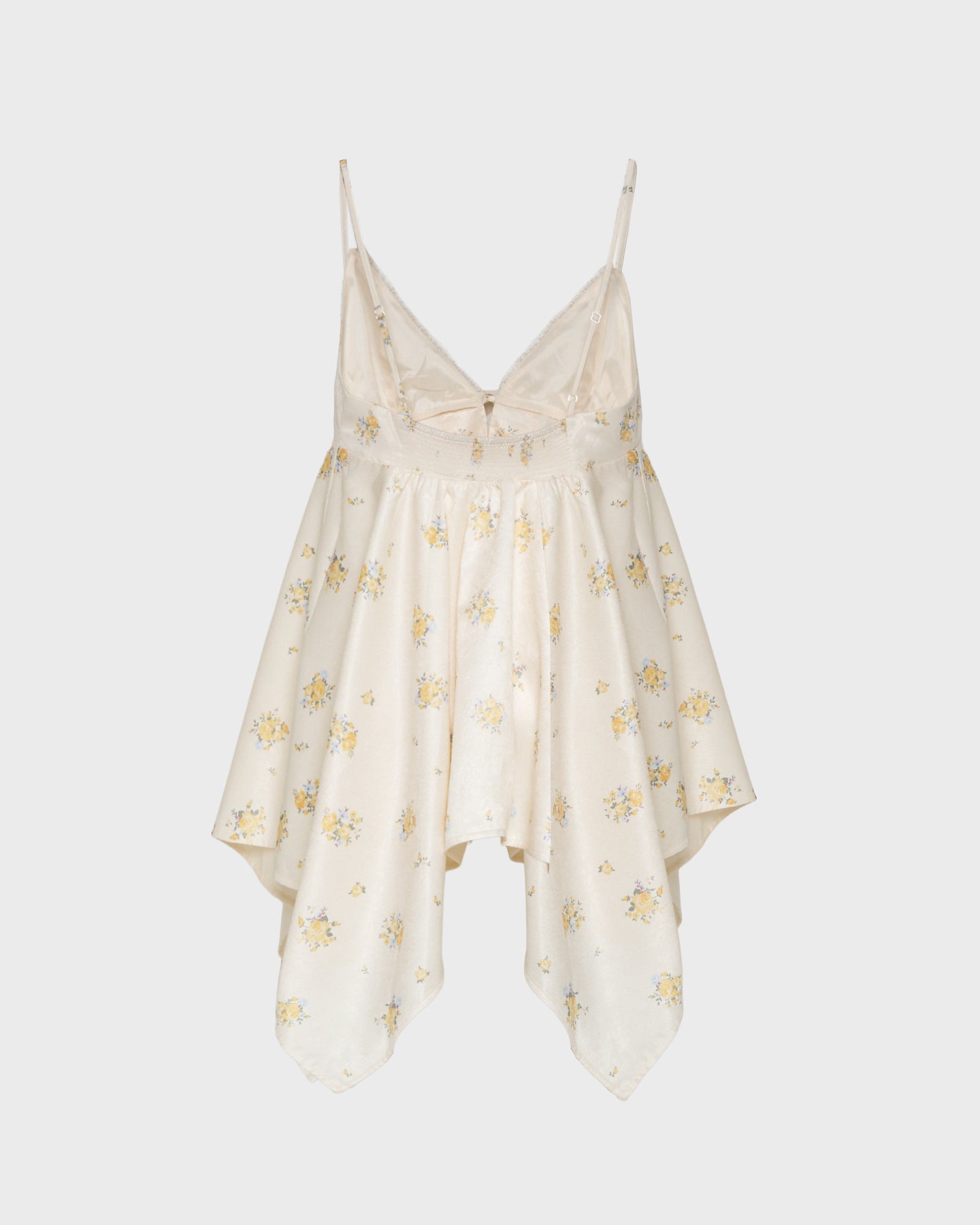 Airy tie handkerchief tunic (yellow)