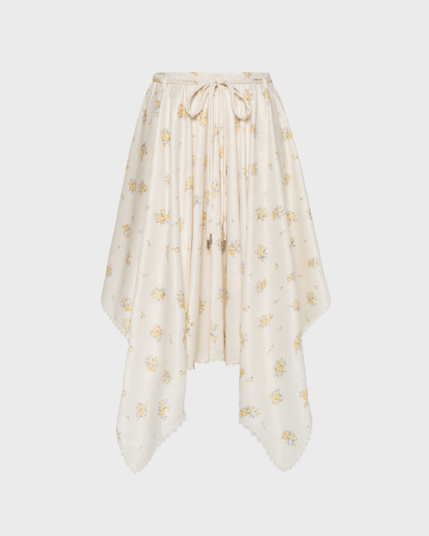 Airy handkerchief skirt