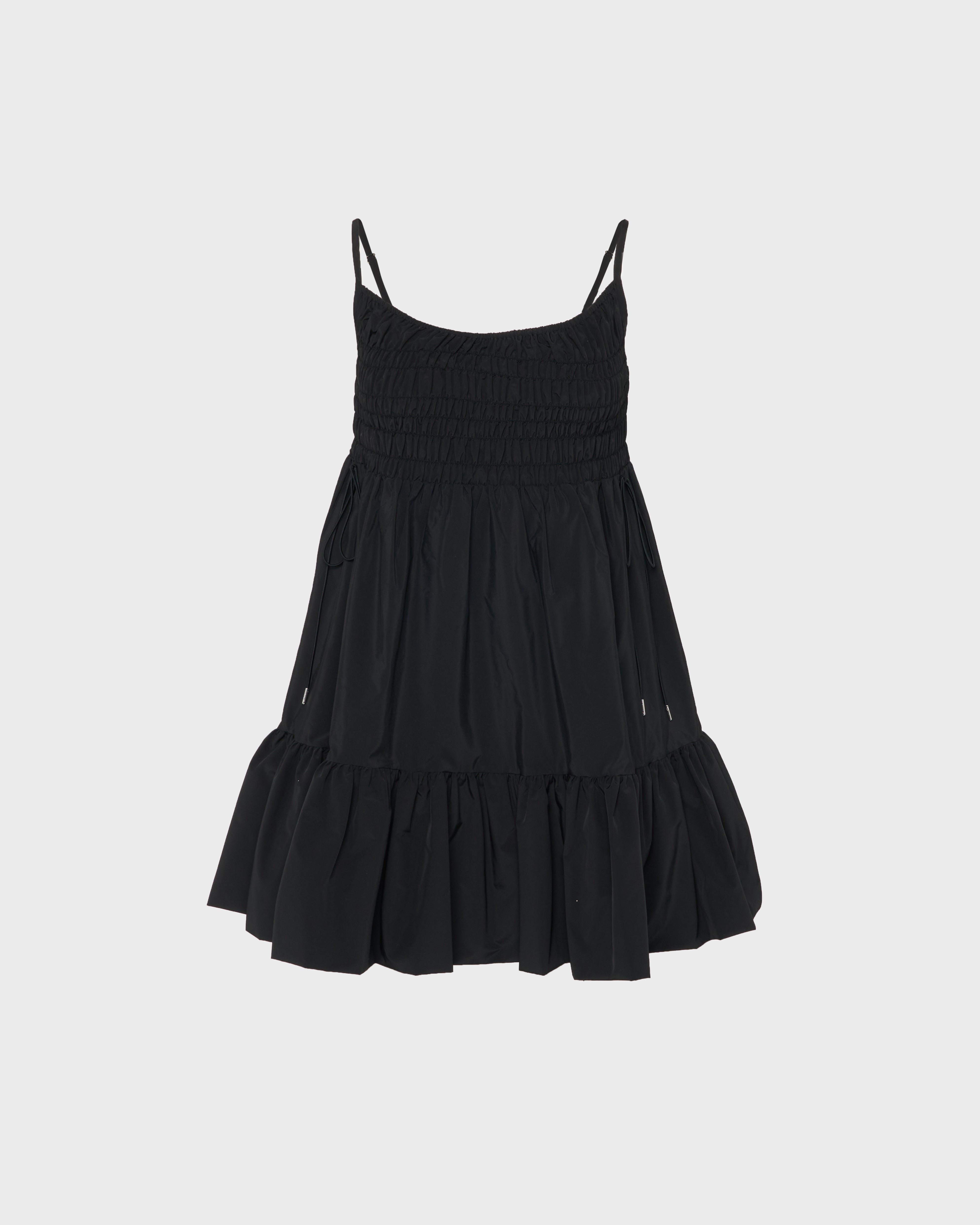 Shirring cloud hem tunic