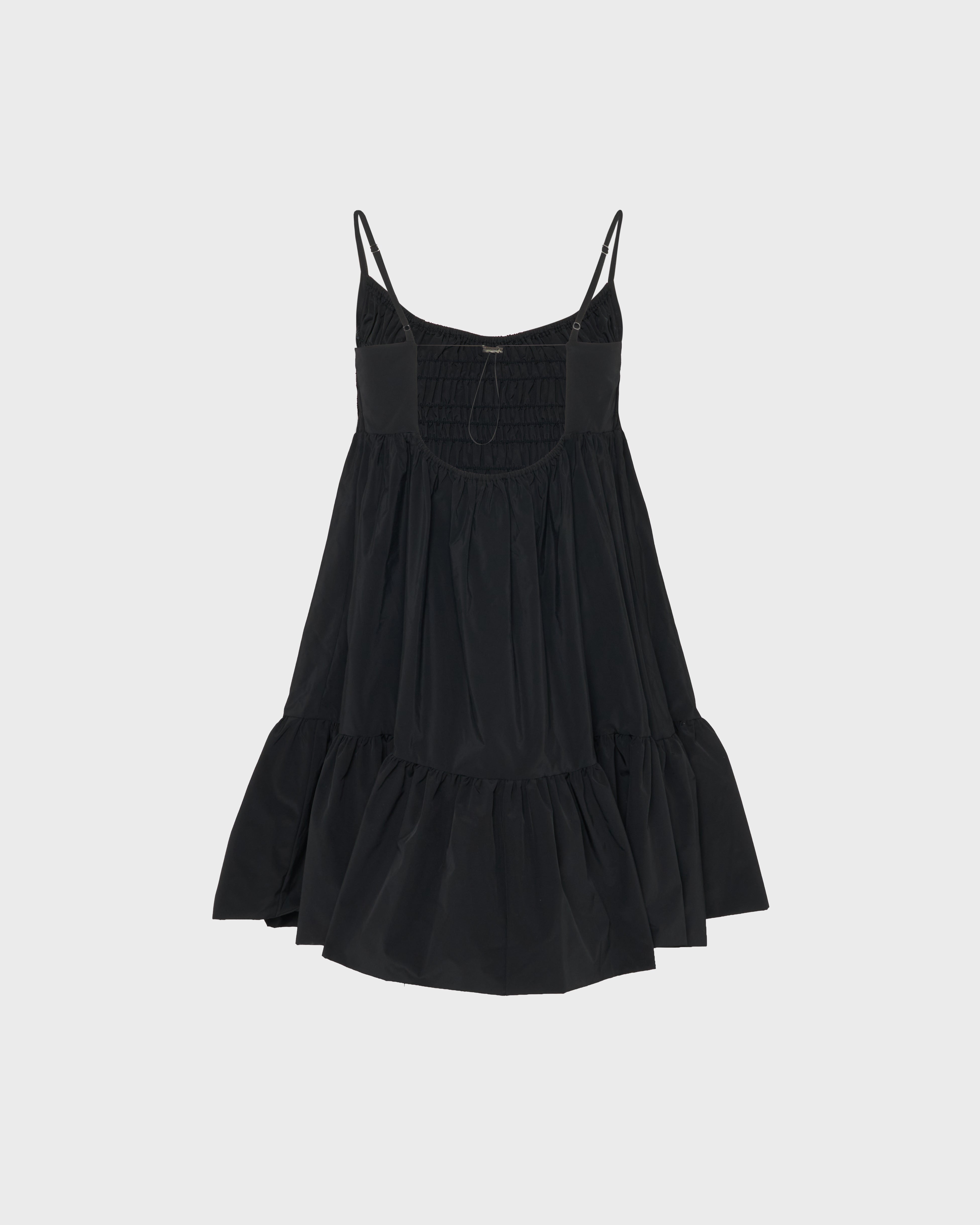Shirring cloud hem tunic