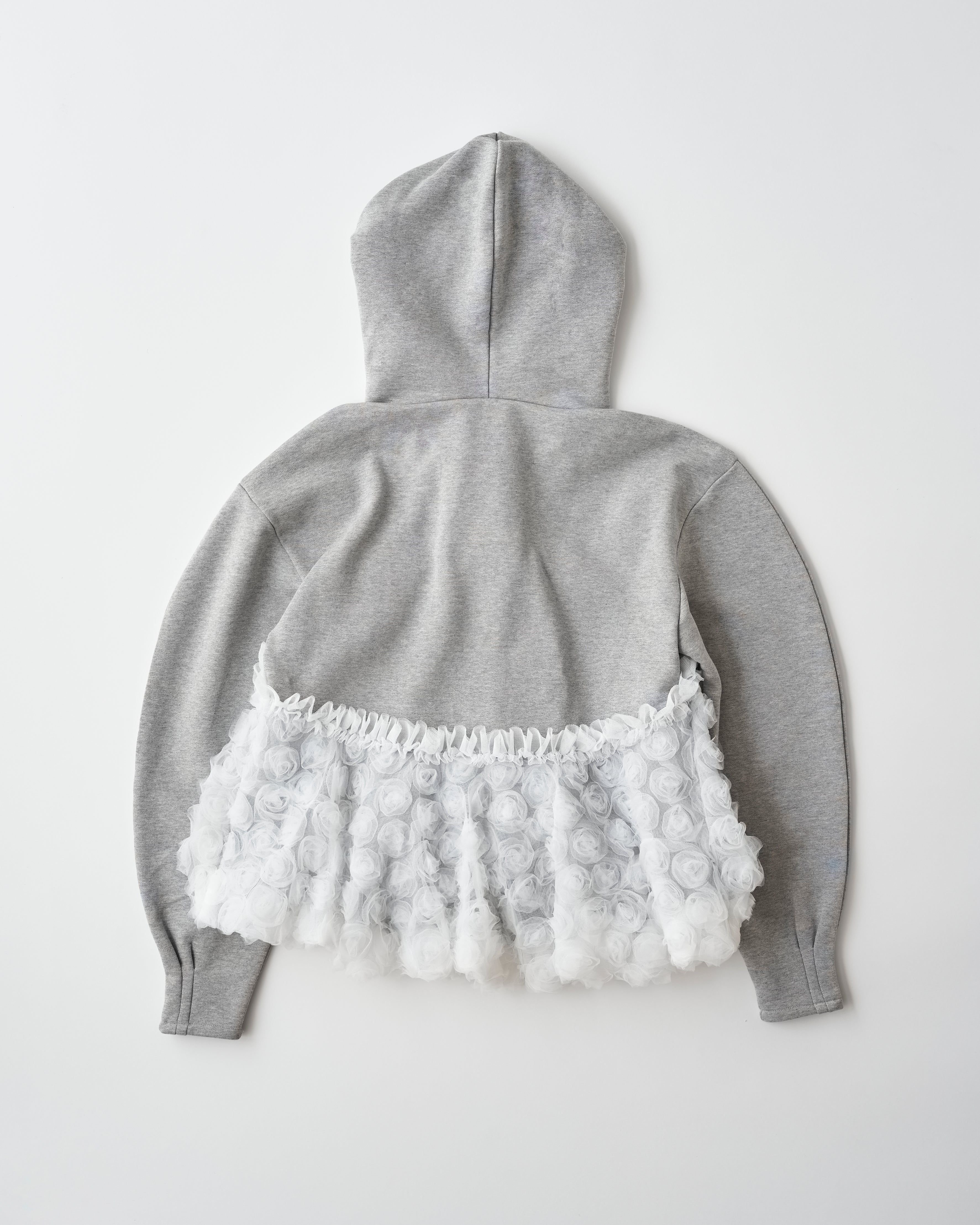 tulle docking hoodie（gray）