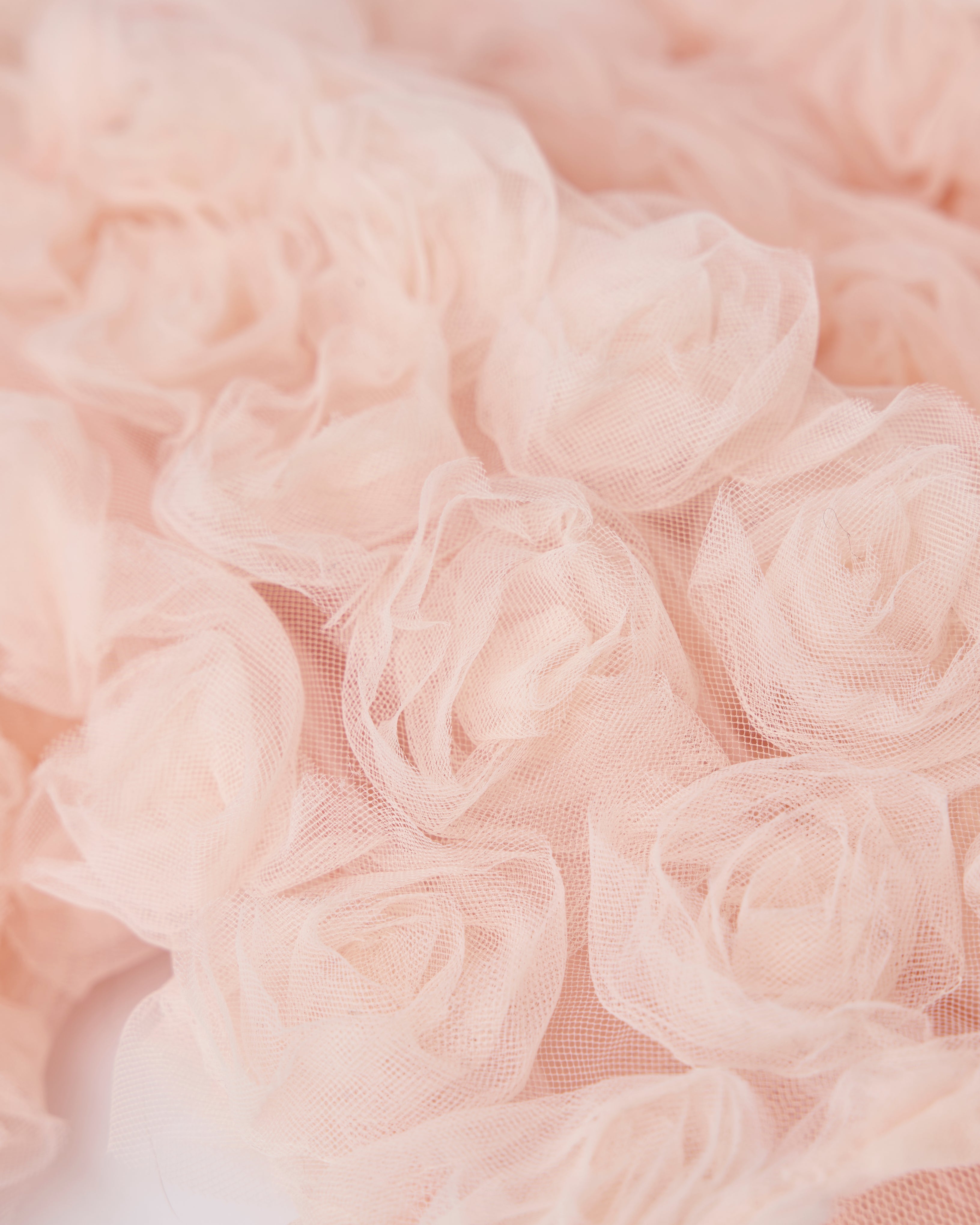 flower balloon tulle bolero (pink)