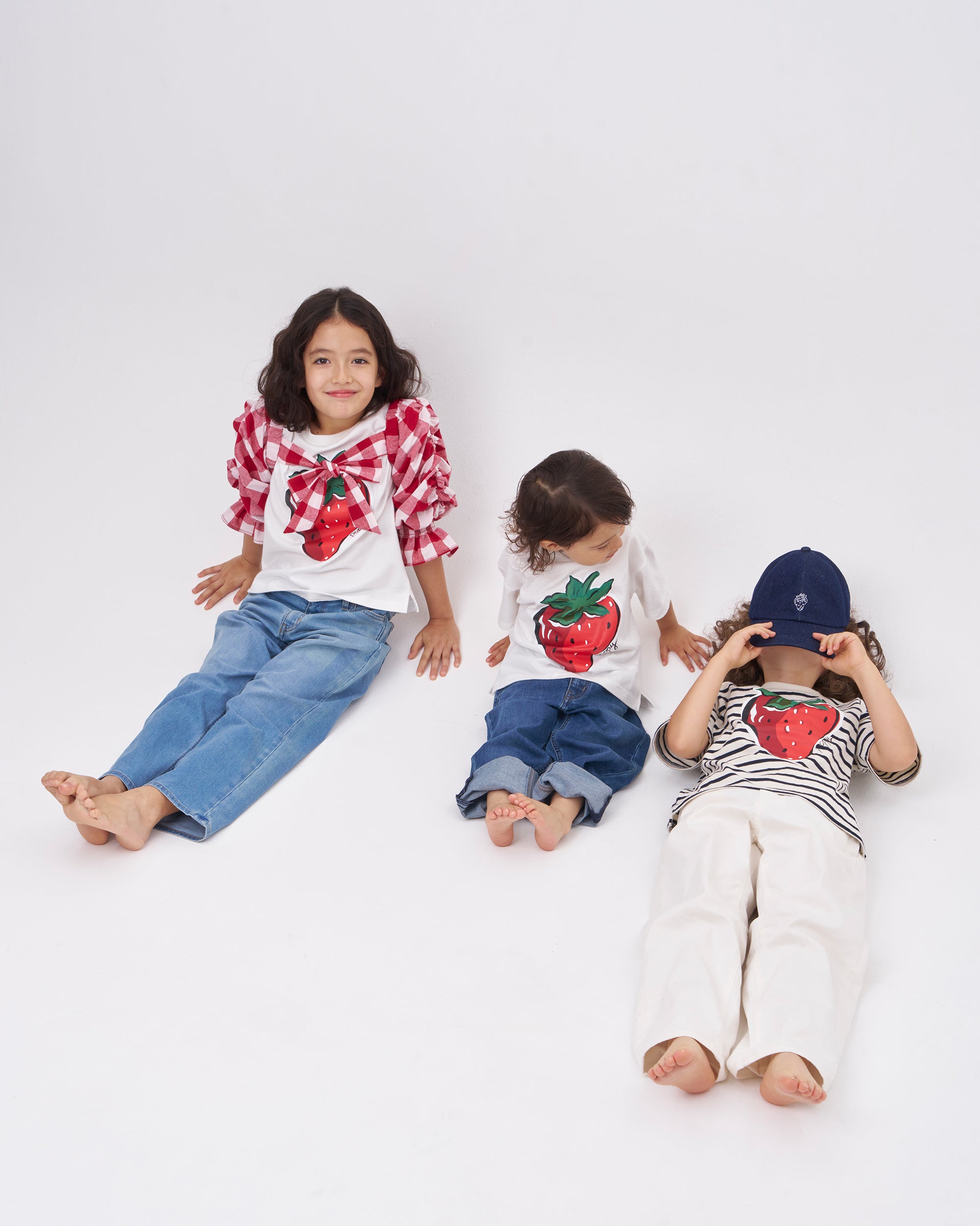 KIDS Gingham check sleeves