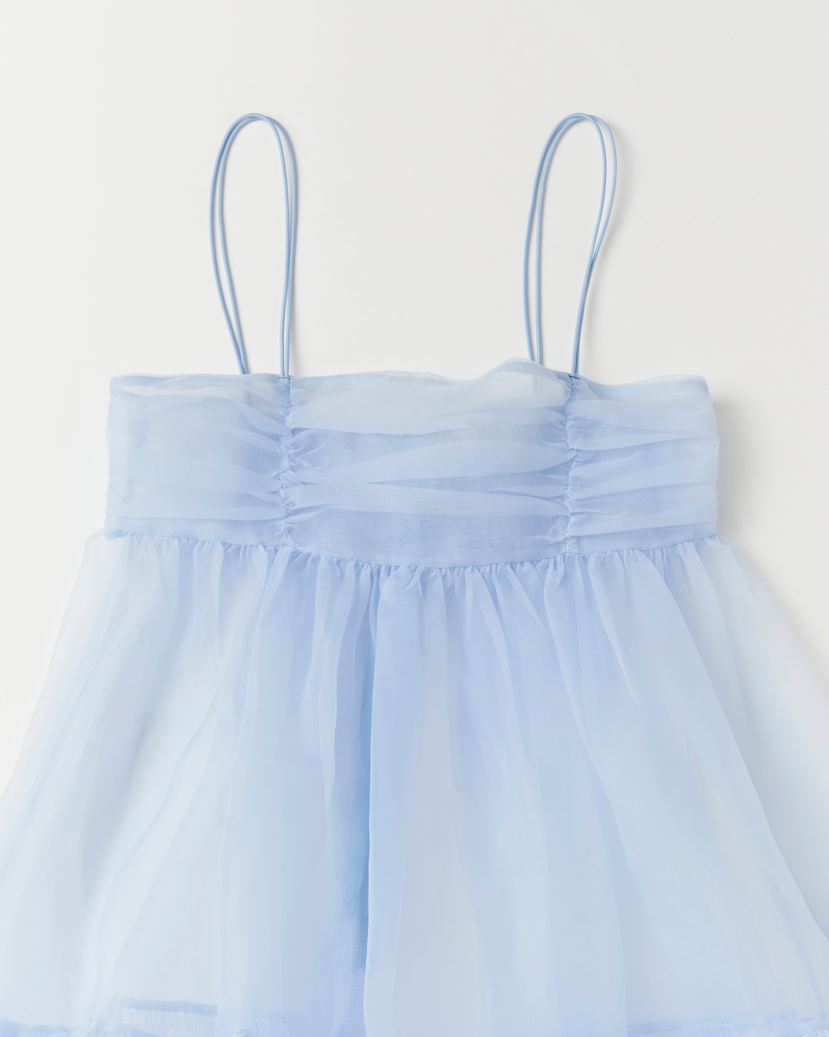 POPPY オーガンジーキャミドレス ベイビーブルー　ポピー POPPY オーガンジーキャミドレス ベイビーブルー ポピー poppy organdy