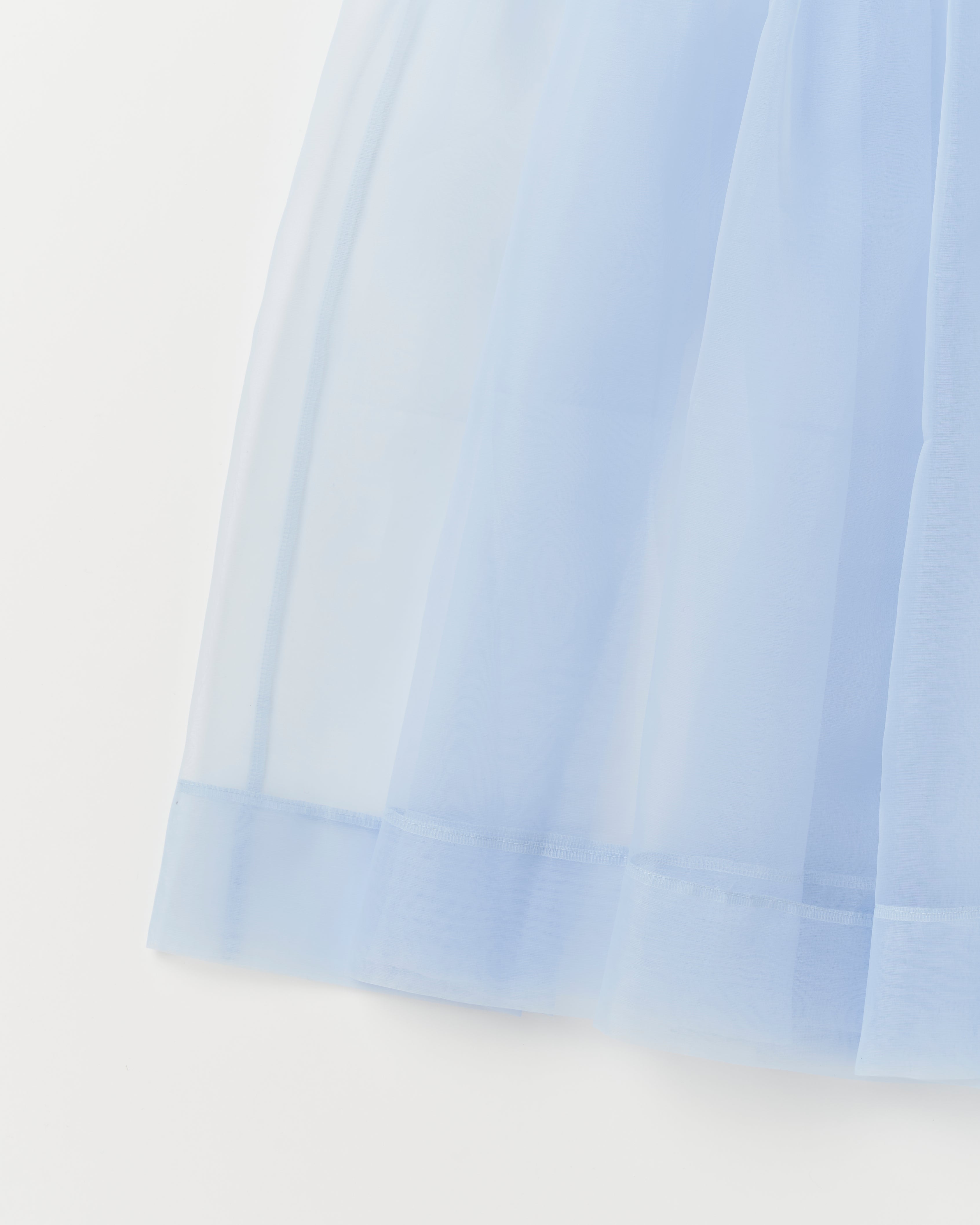 organdy tiered cami dress (baby blue)