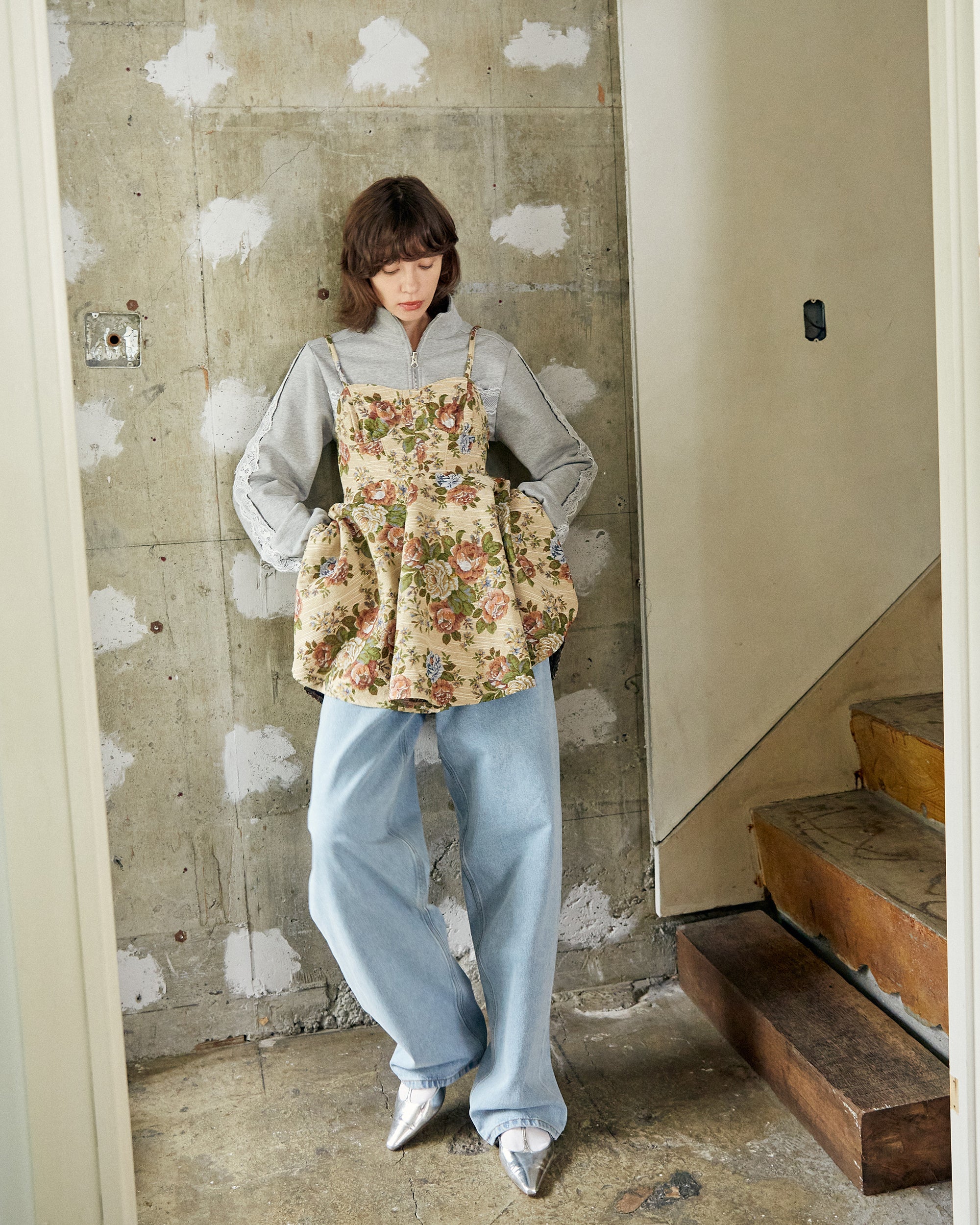 Gobelin pattern cami tunic