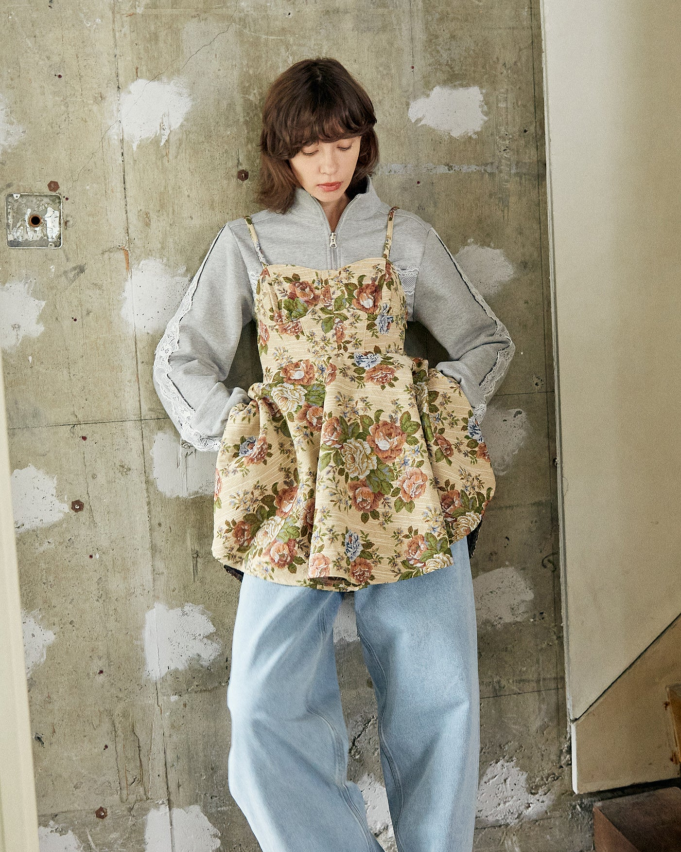 Gobelin pattern cami tunic