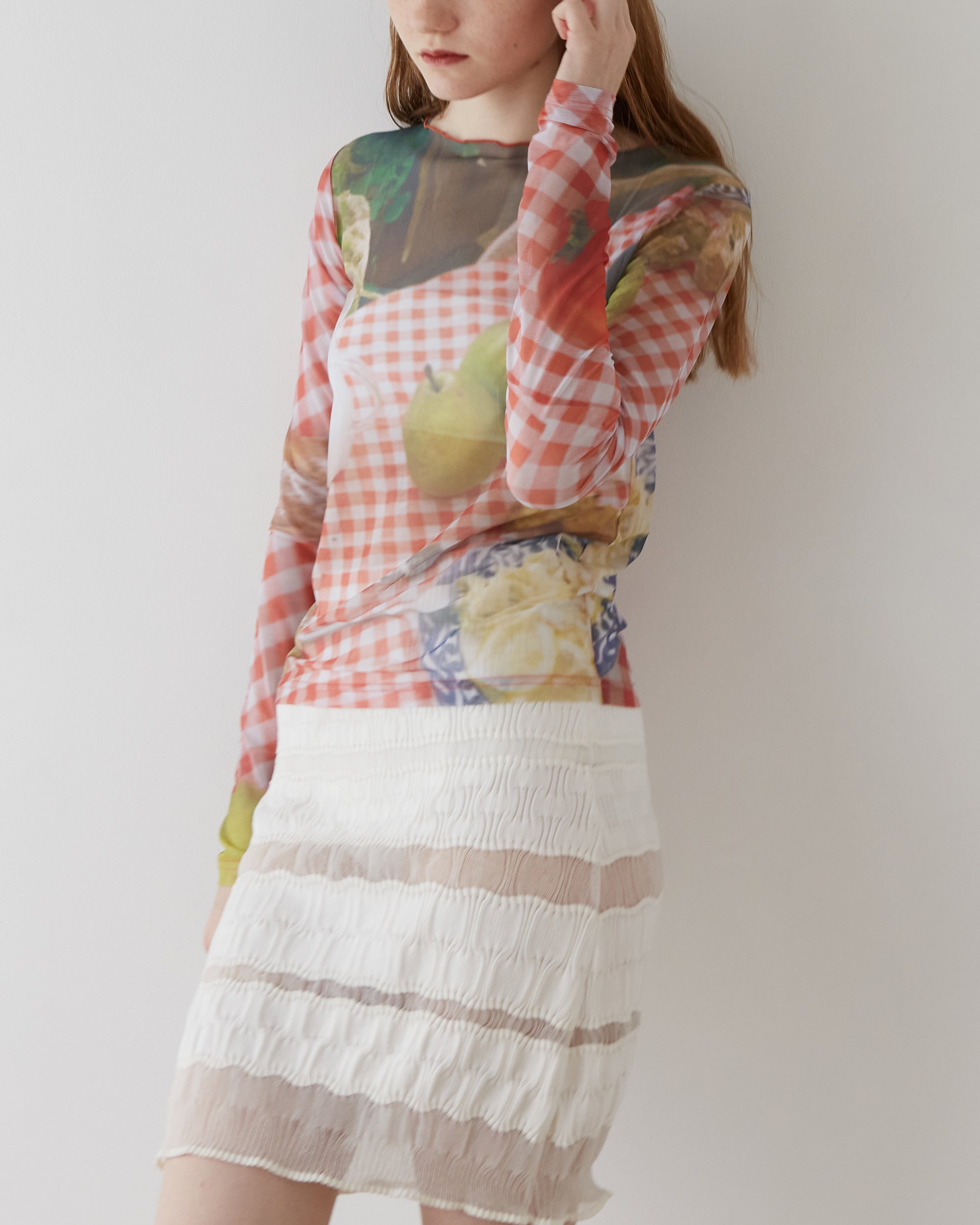 Picnic see-through tops (round neck)