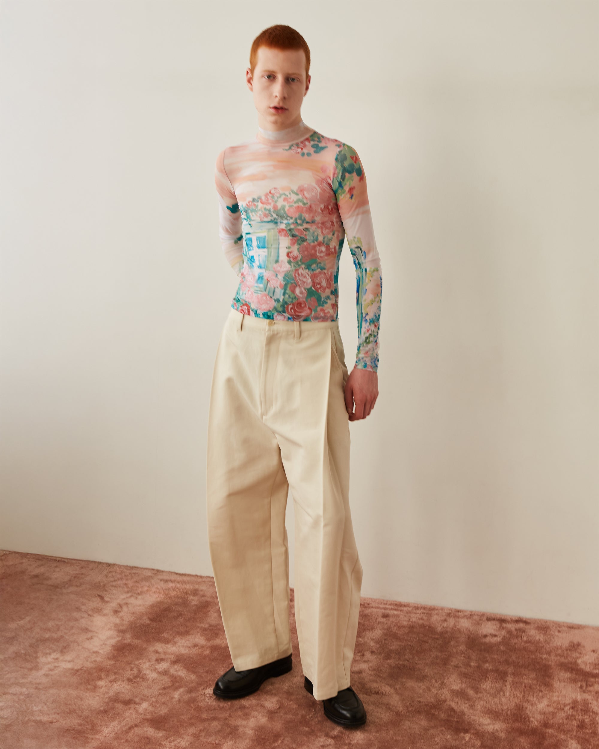 Window flower see-through tops