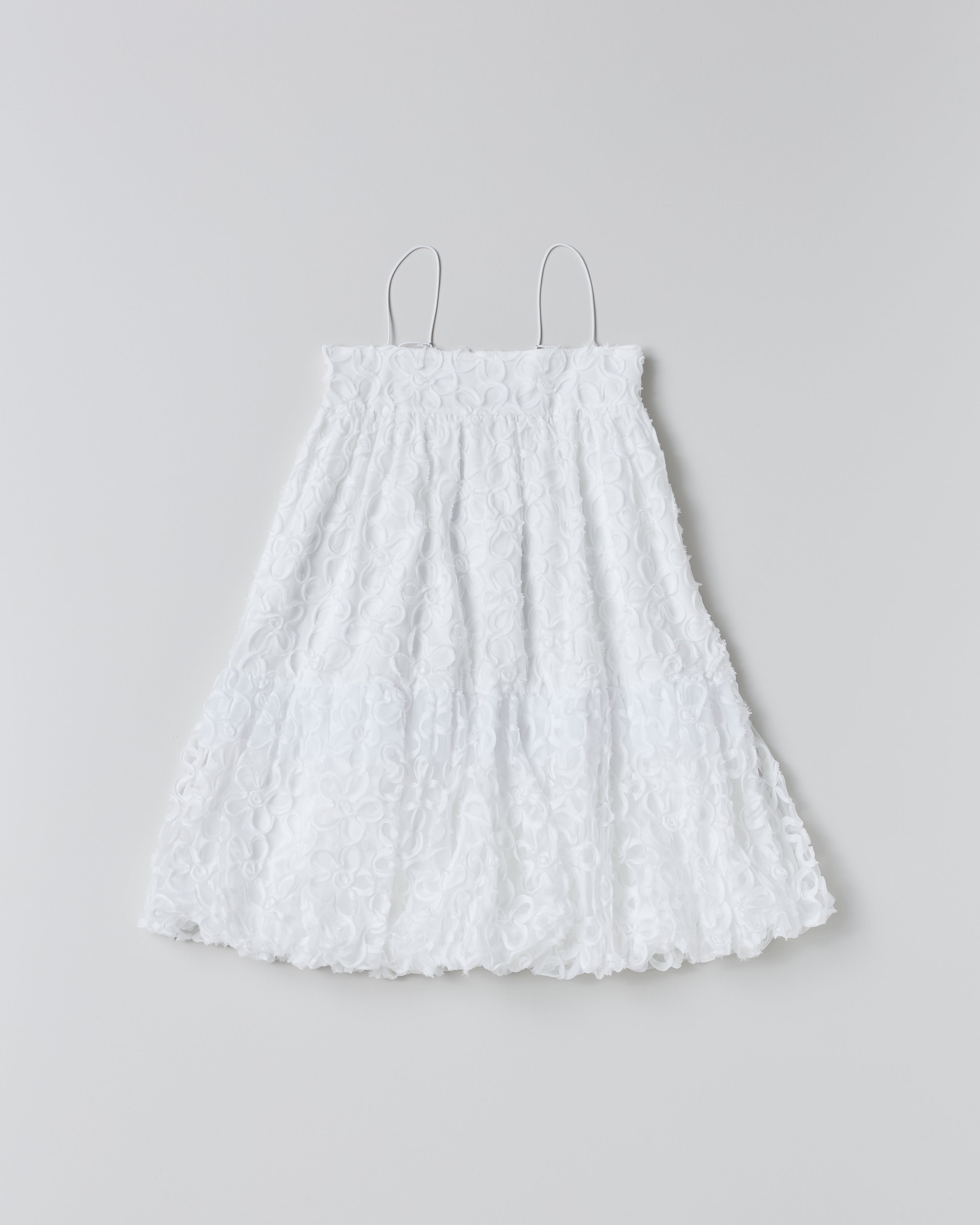 Flower tulle balloon tunic