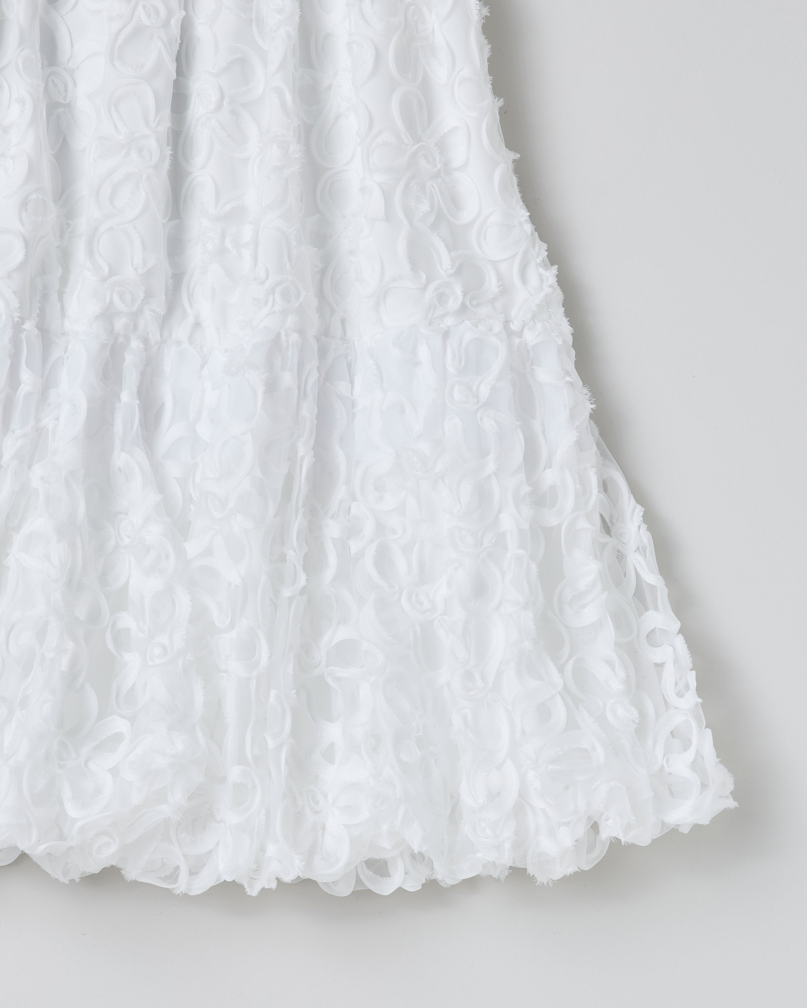 Flower tulle balloon tunic